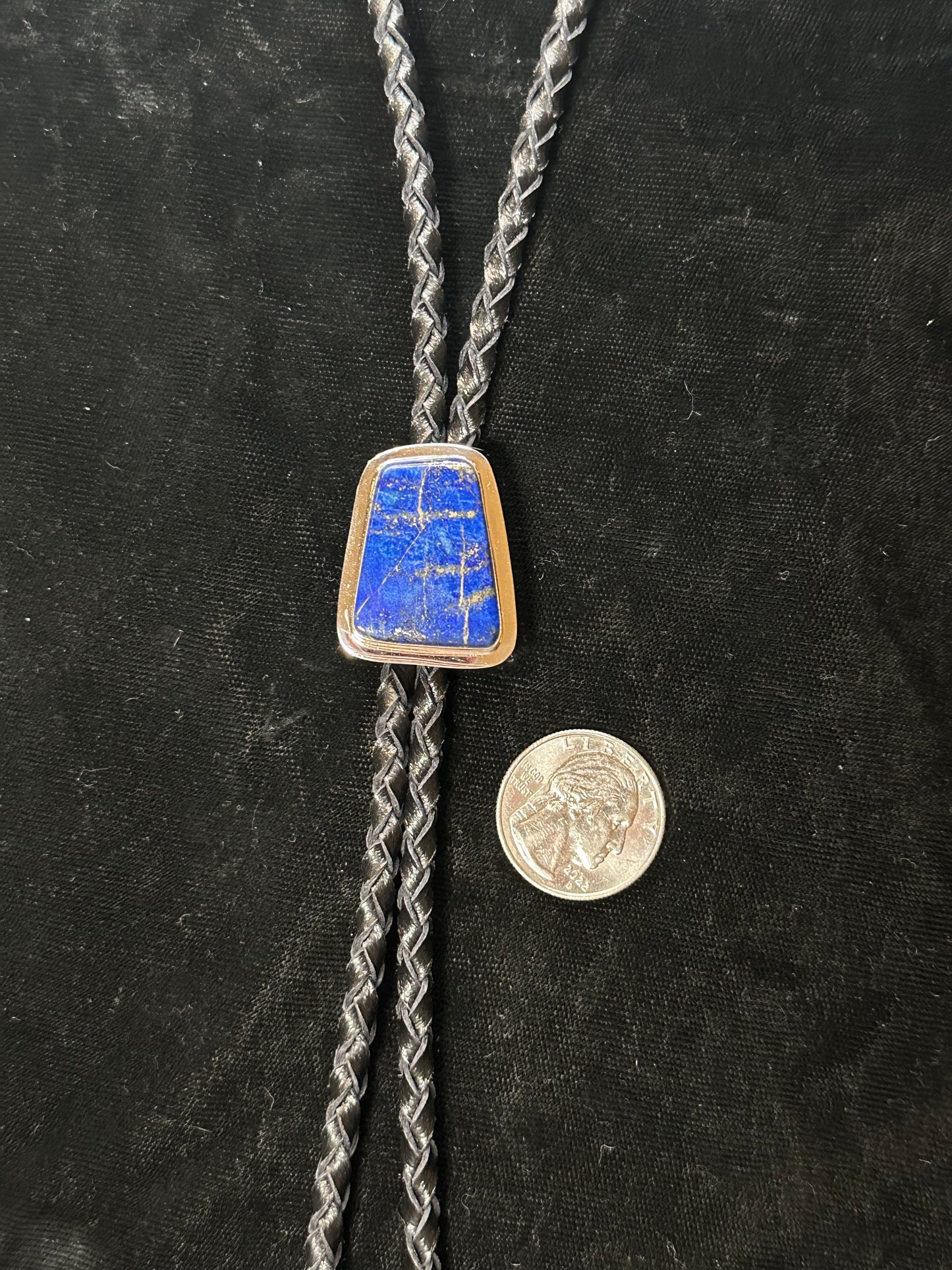 Lapis Bolo Tie by Marie Jackson