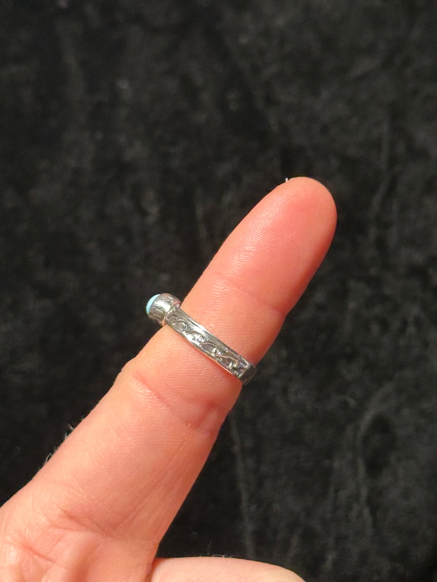 Dainty Golden Hills Turquoise Ring