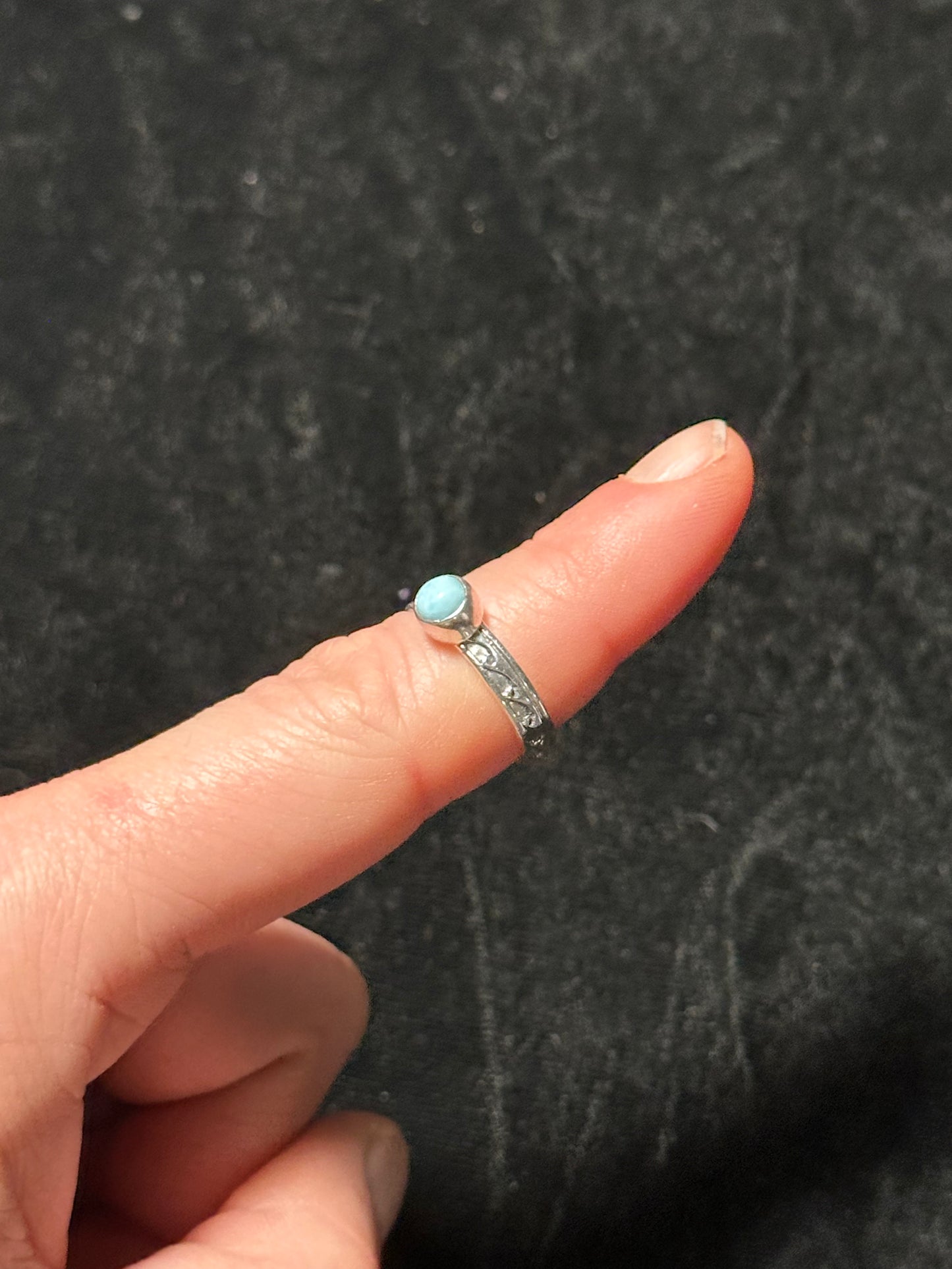 Dainty Golden Hills Turquoise Ring