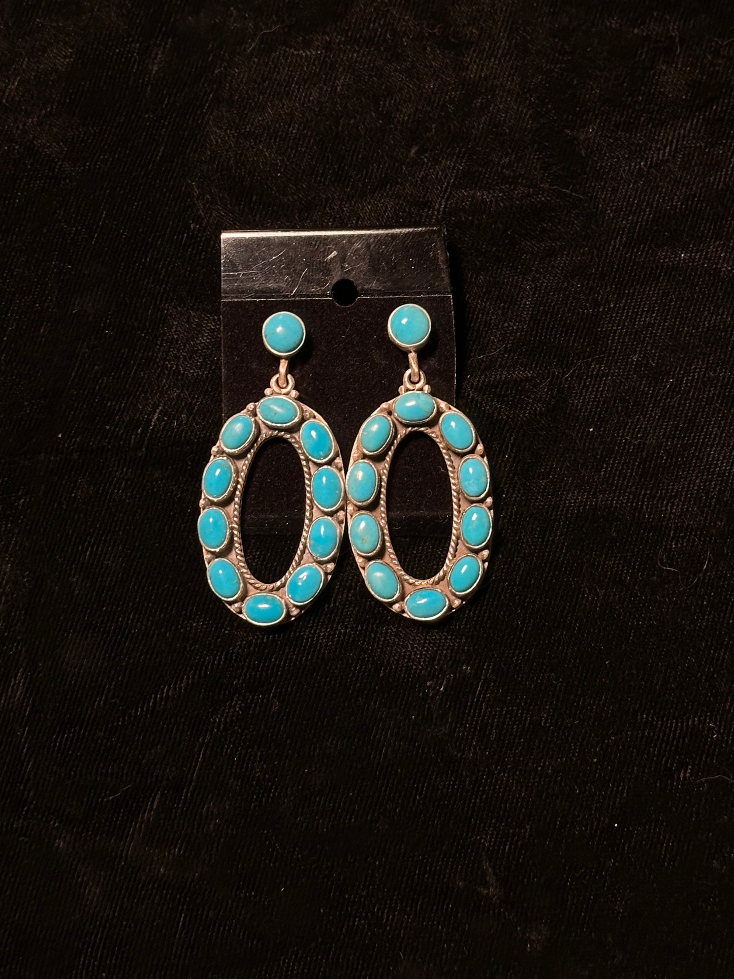 Sleeping Beauty Turquoise Dangle Earrings