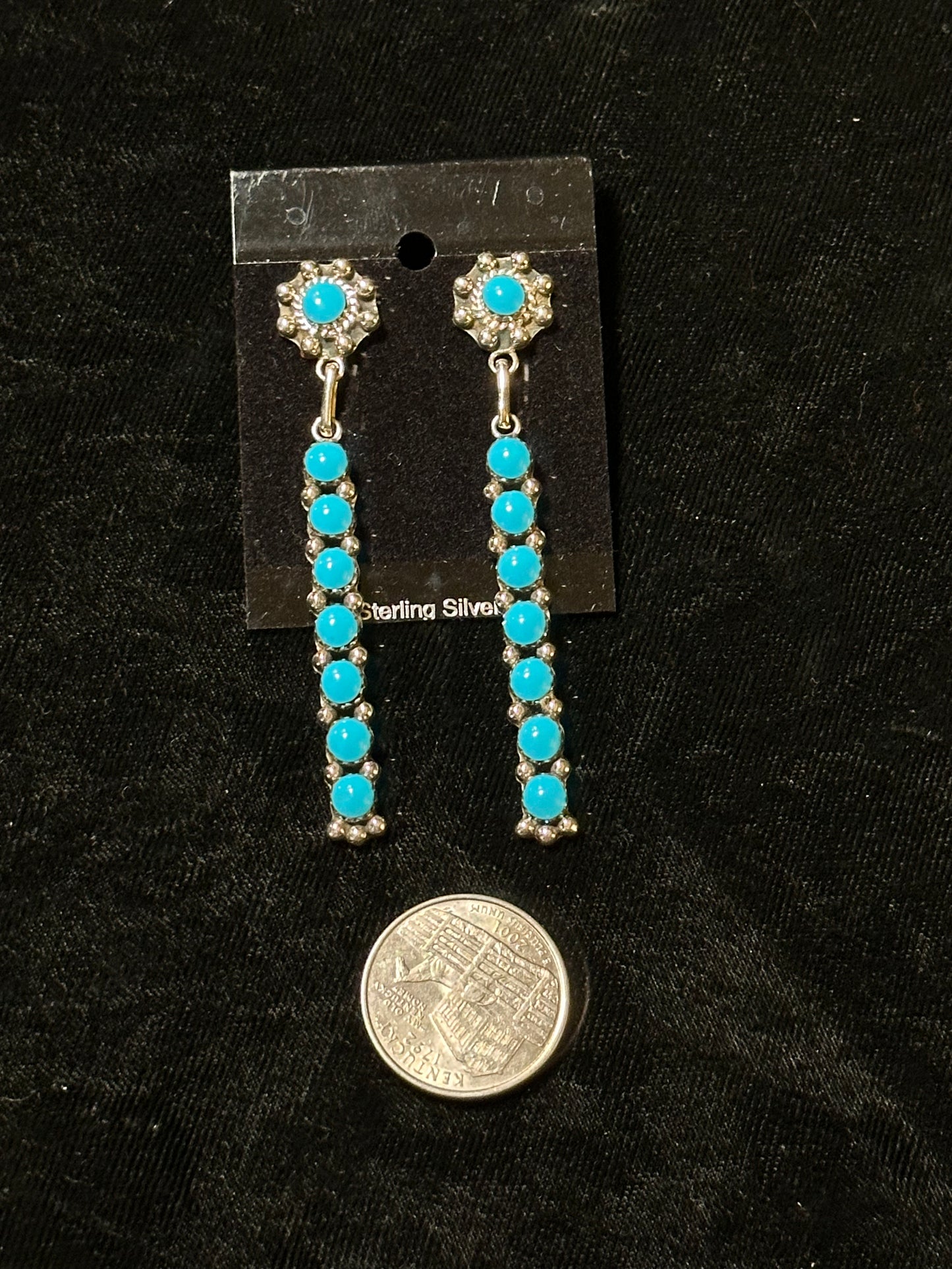 Sleeping Beauty Turquoise Post Dangles