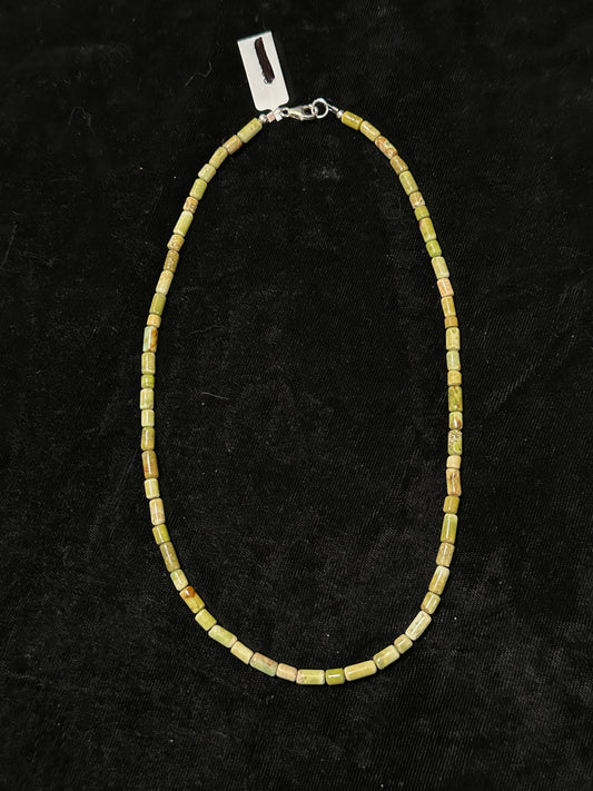 17.5" Emerald Valley Turquoise Beaded Necklace