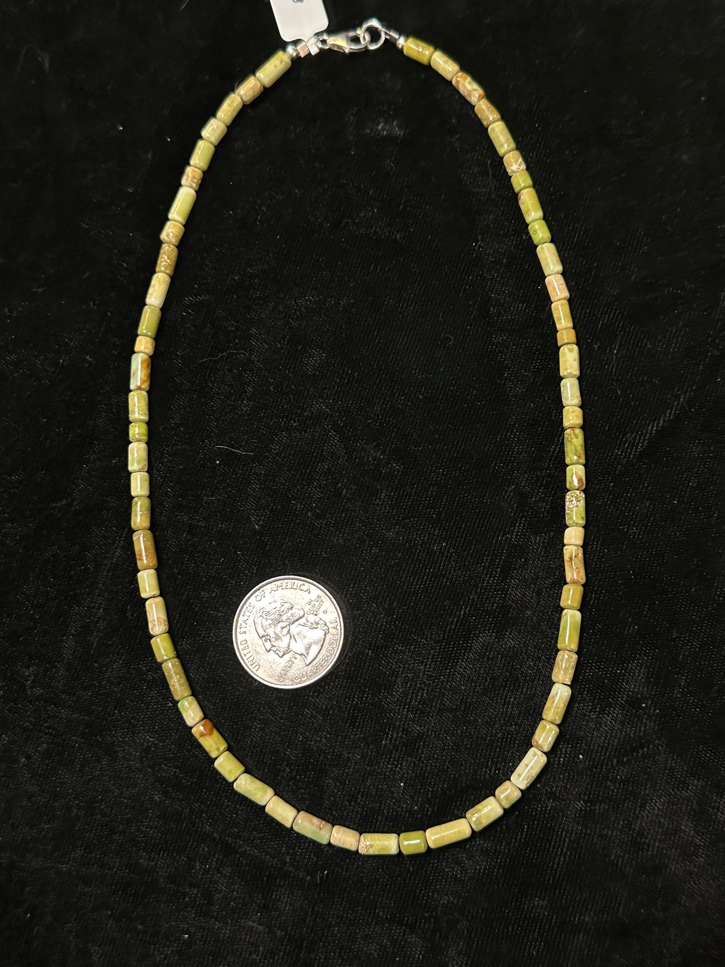 17.5" Emerald Valley Turquoise Beaded Necklace