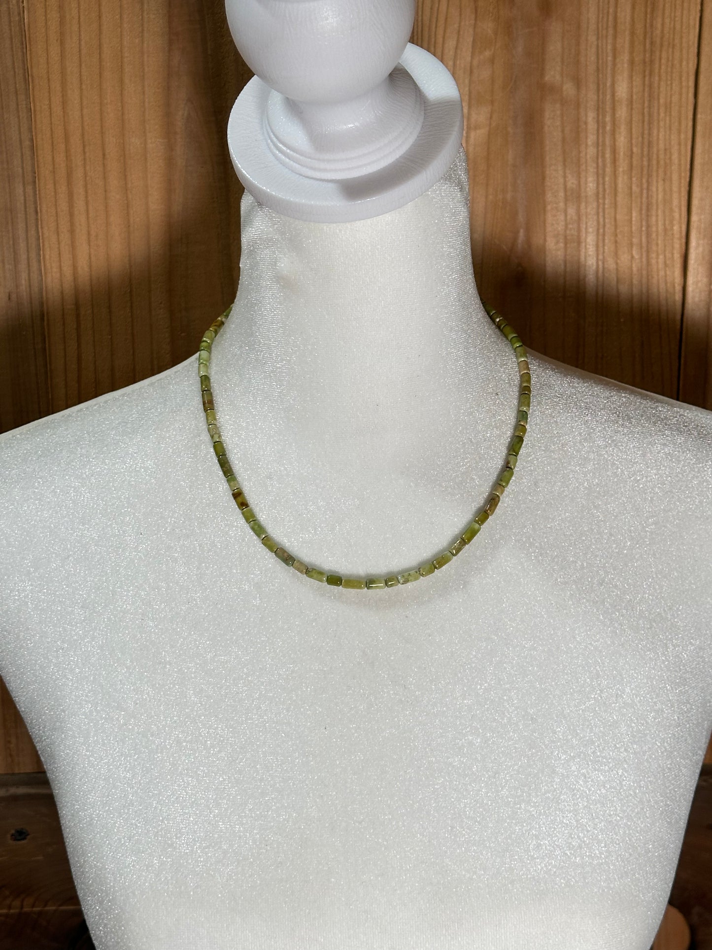 17.5" Emerald Valley Turquoise Beaded Necklace