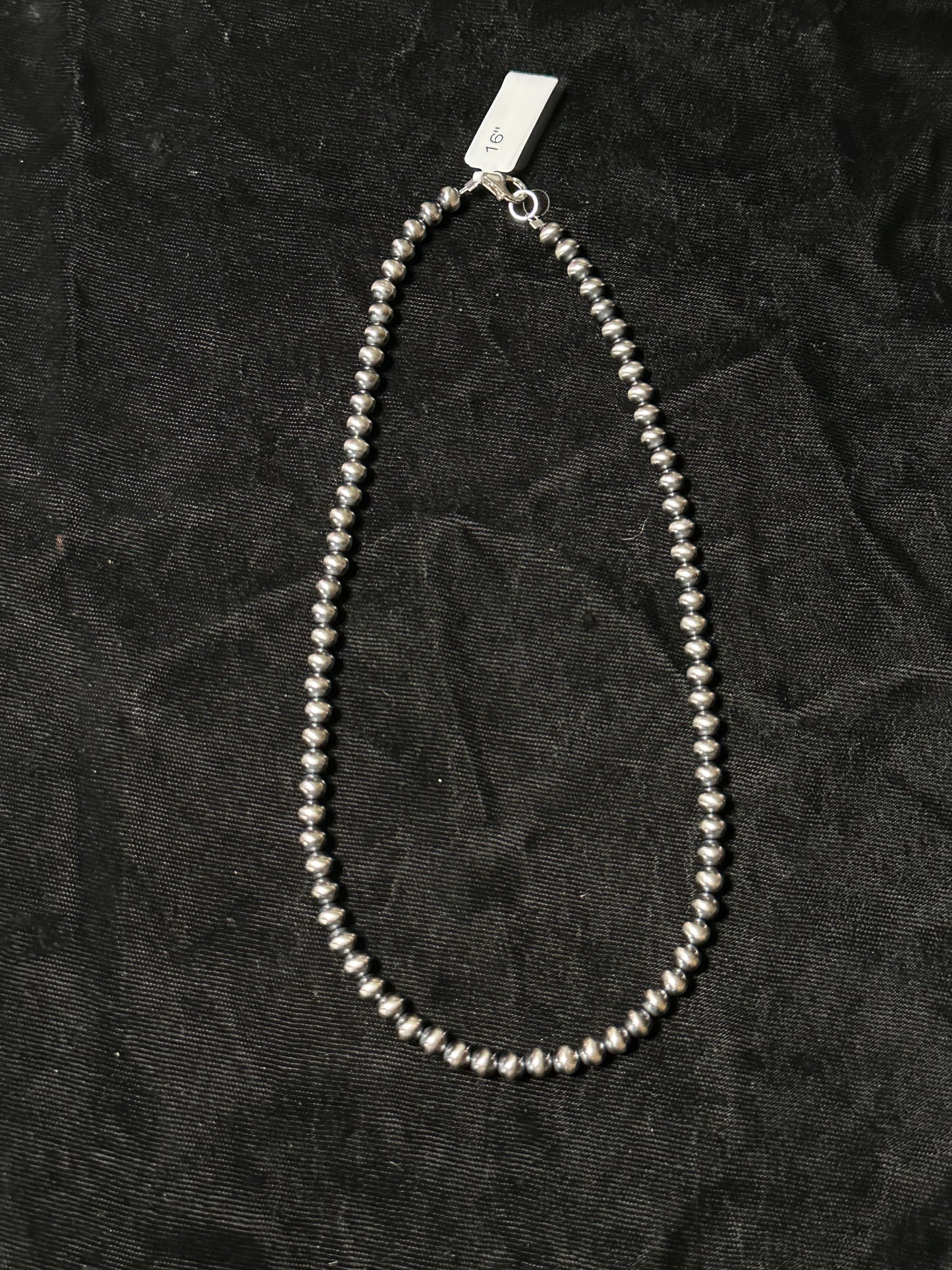 16" 5mm Navajo Style Pearls