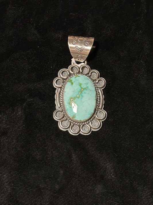 Sonoran Gold Pendant by Gilbert Platero, Navajo