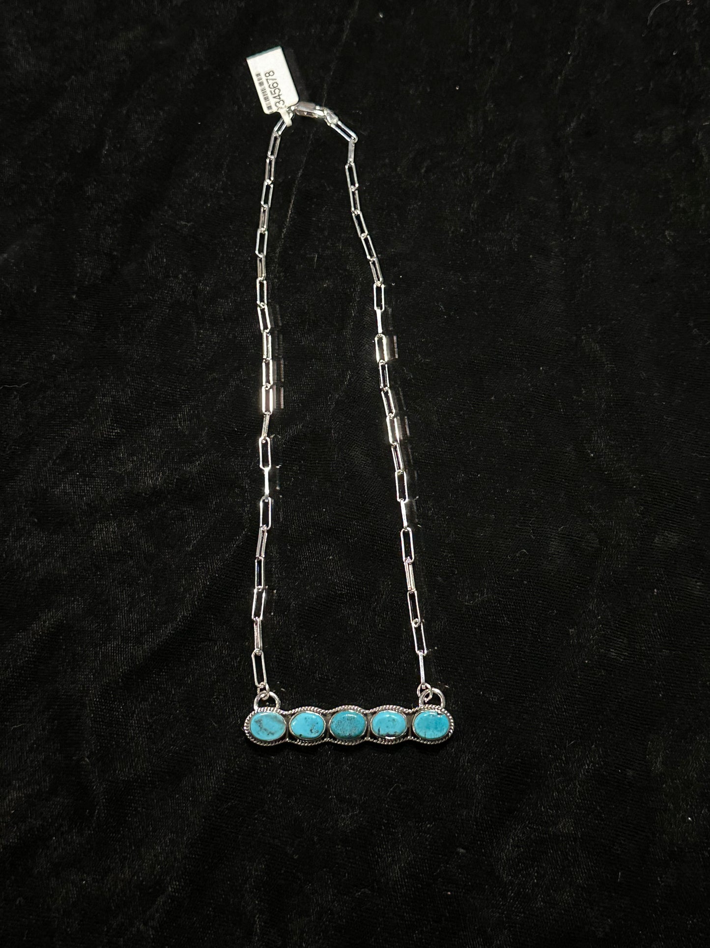 15" Sleeping Beauty Turquoise Necklace
