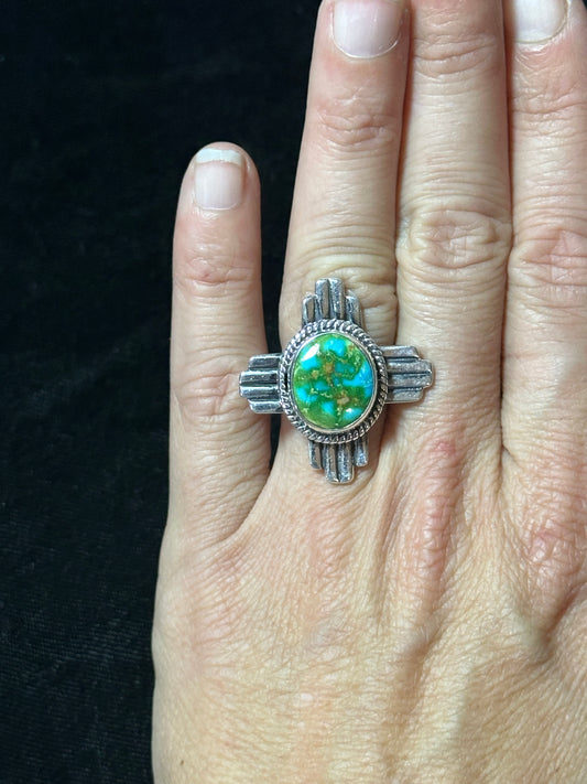 7.0 Sonoran Gold Turquoise Ring