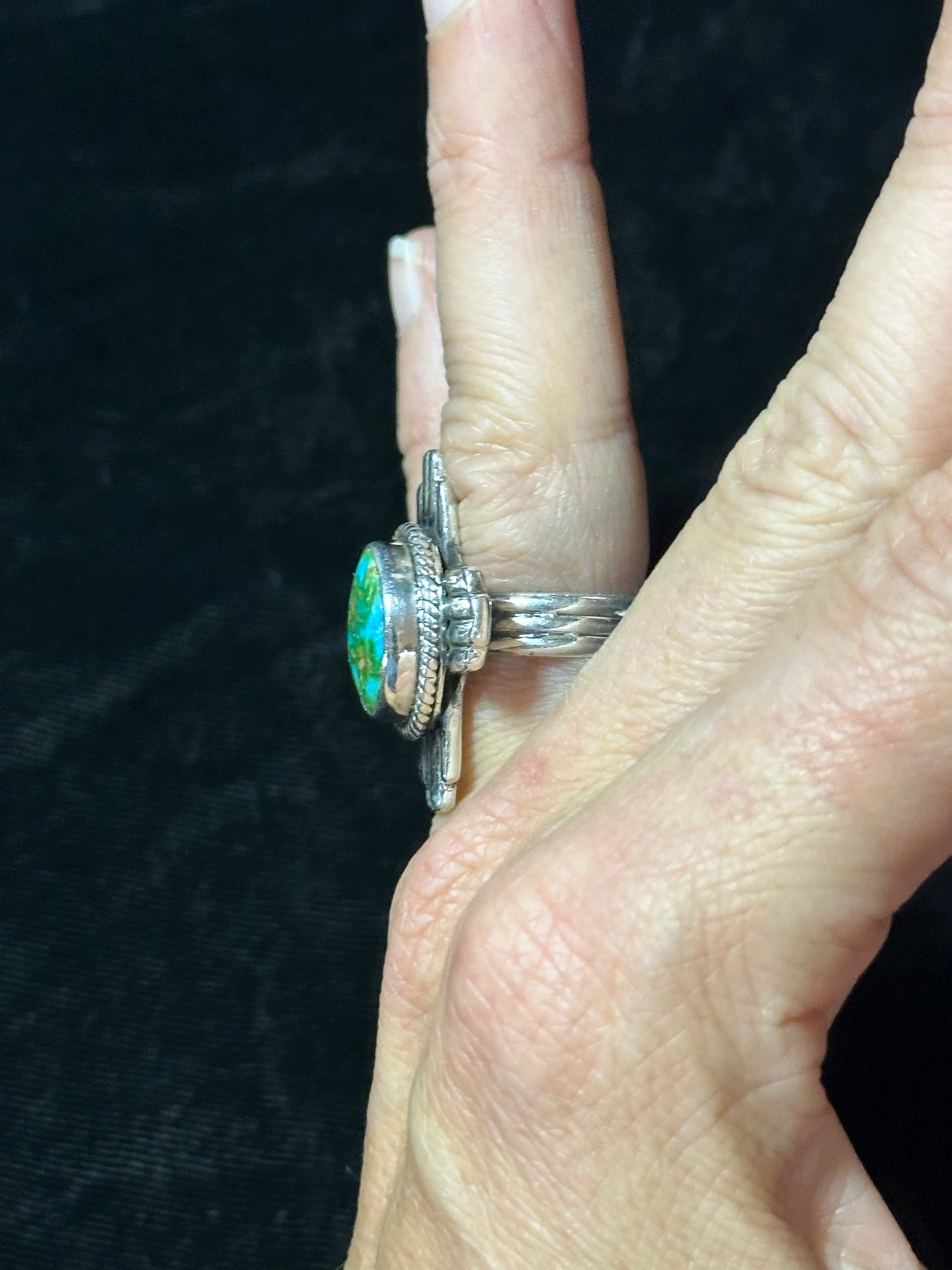7.0 Sonoran Gold Turquoise Ring