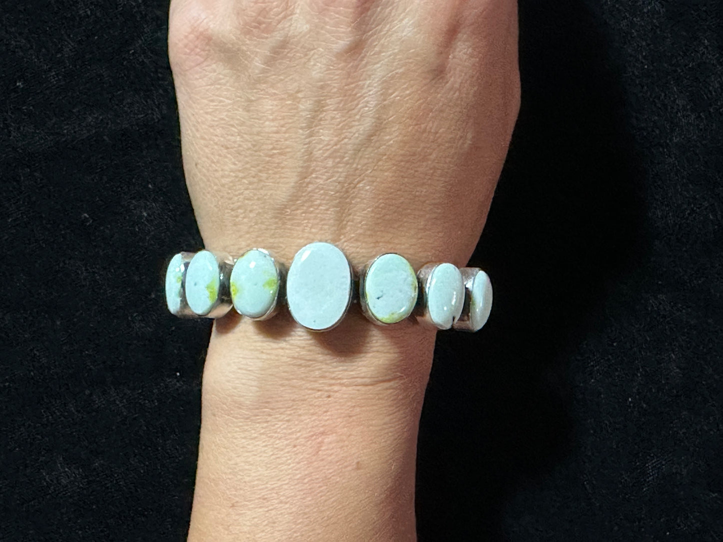 6 1/2" Palomino Turquoise Cuff by Tom Lewis, Navajo