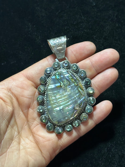 Abalone Cluster Pendant by Ned Nez