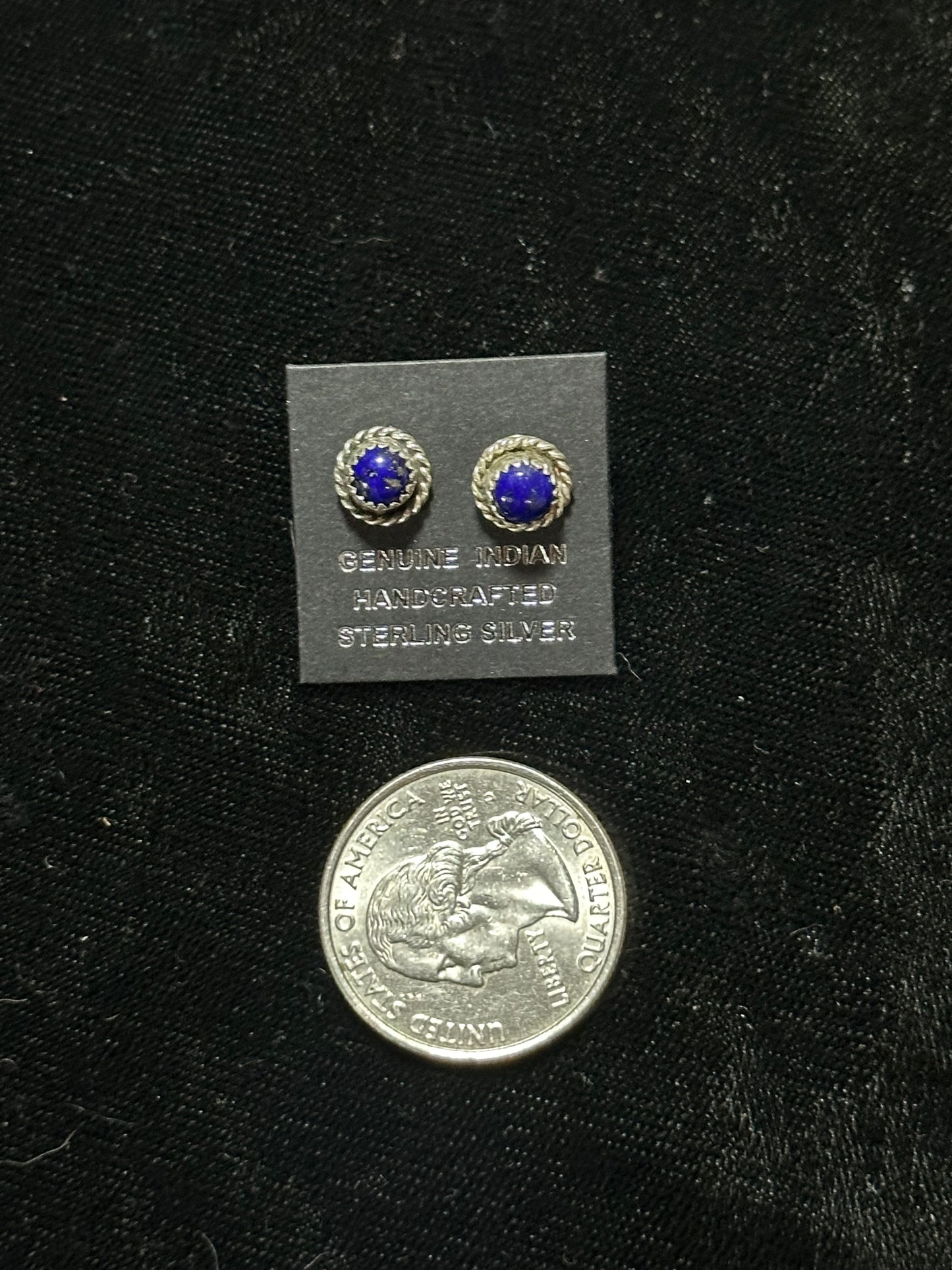 Lapis Stud Earrings