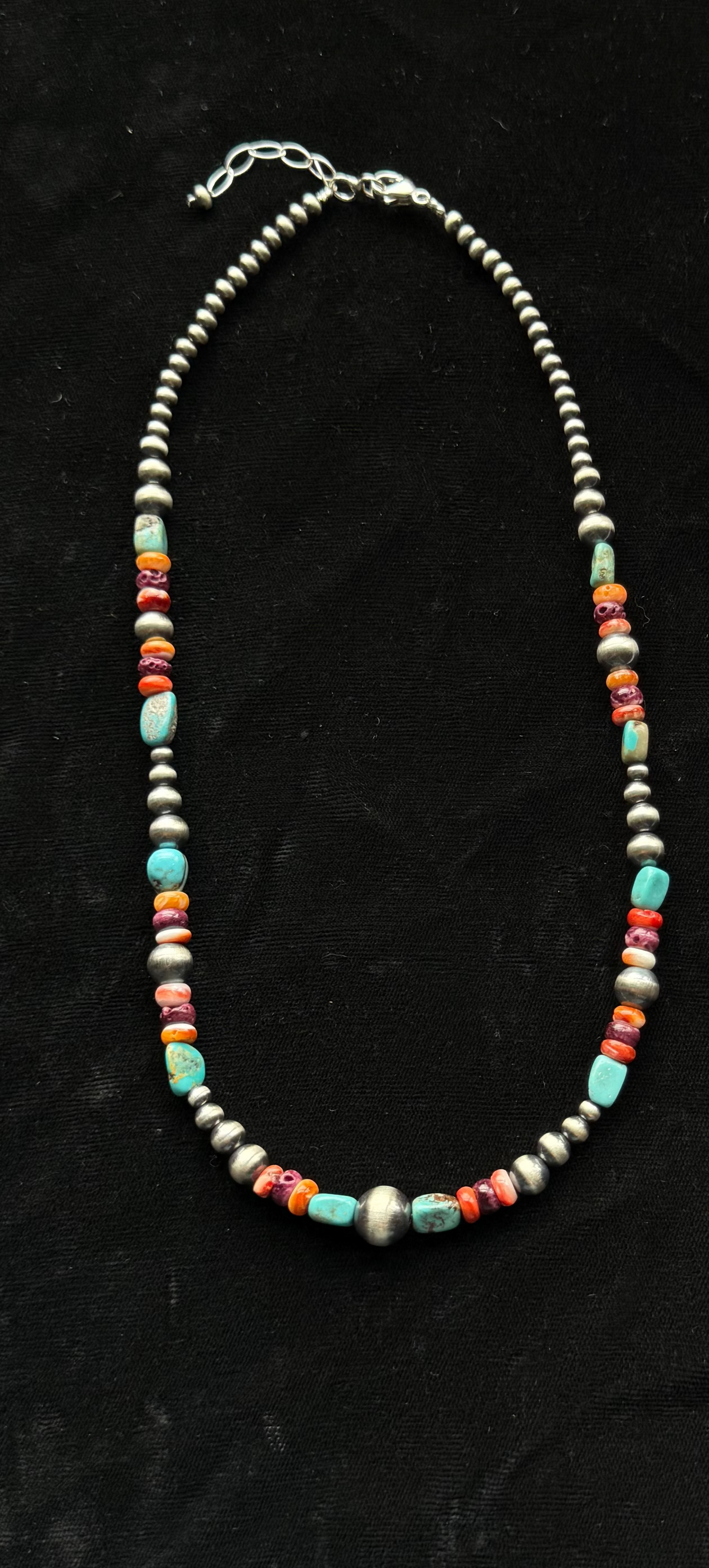 4mm - 10mm Varied Size Multi Stone Navajo Pearls