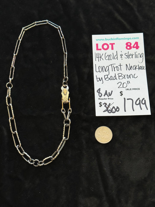 LOT 84 3/1 Bad Bronc Long Trot Necklace
