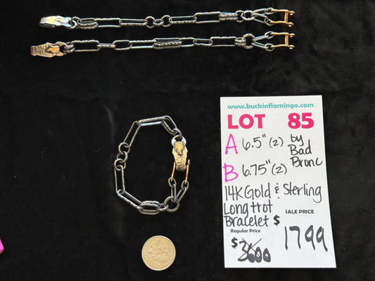 LOT 85 A 3/1 Bad Bronc Long Trot Bracelet