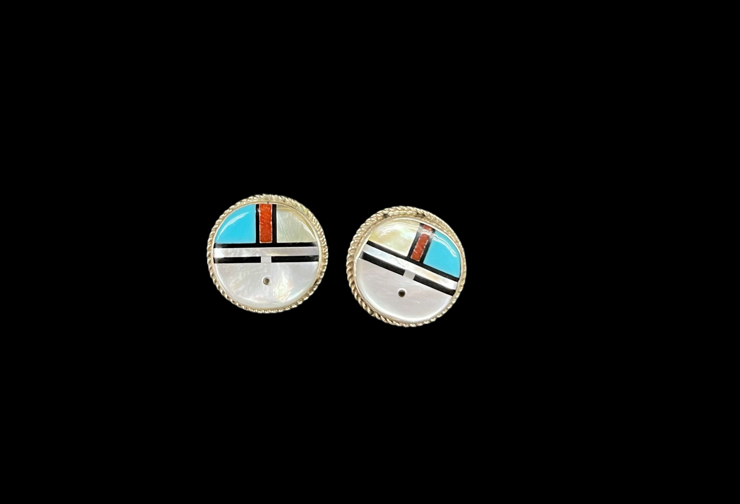 Zuni Sunface Post Earrings