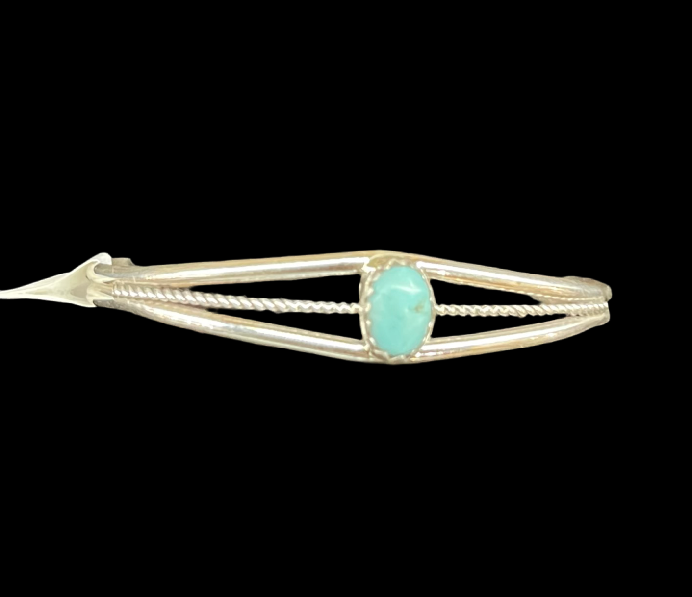 Turquoise Baby Bracelet by Judy Licoln, Navajo