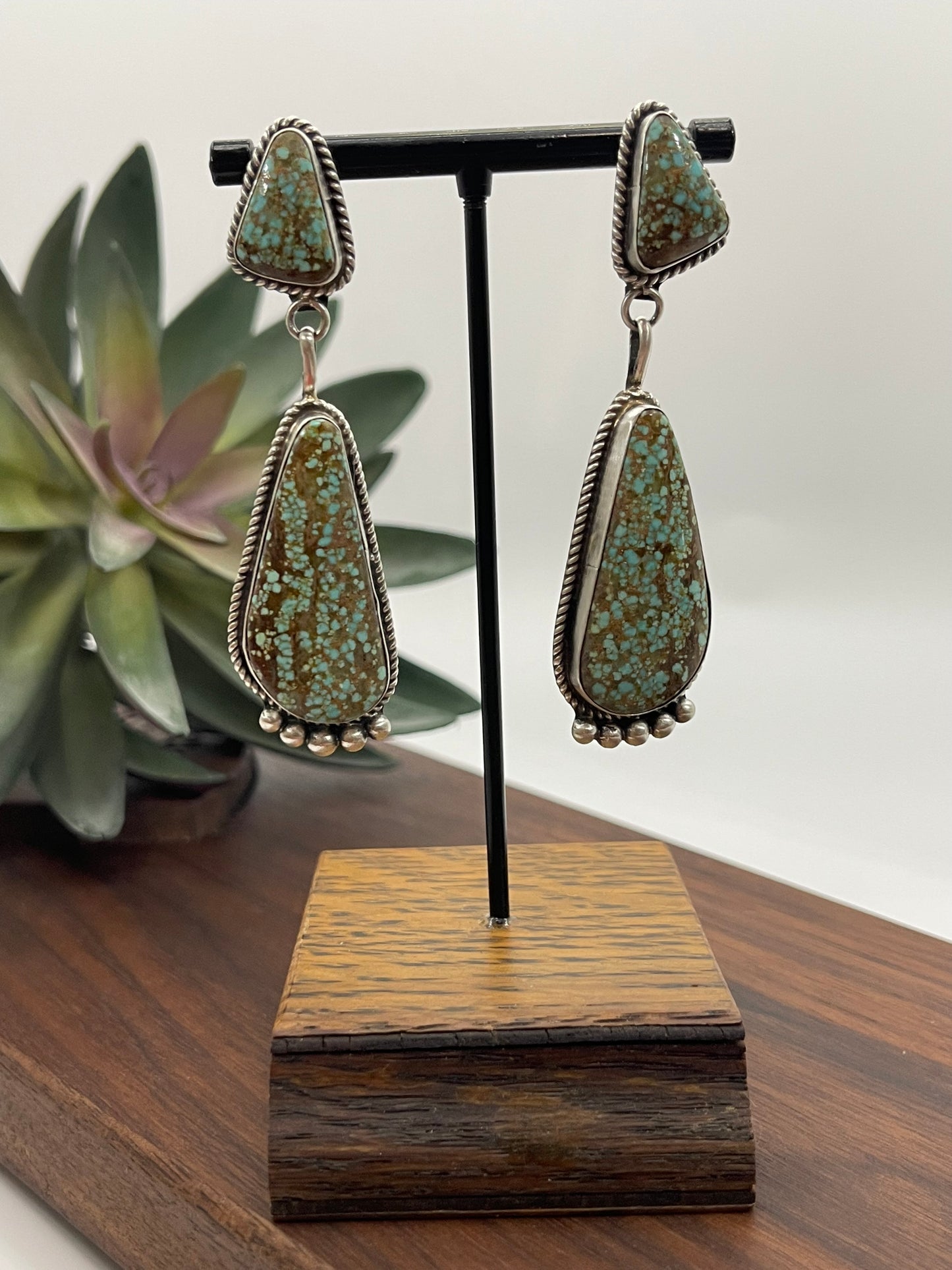 #8 Turquoise Dangle Earrings