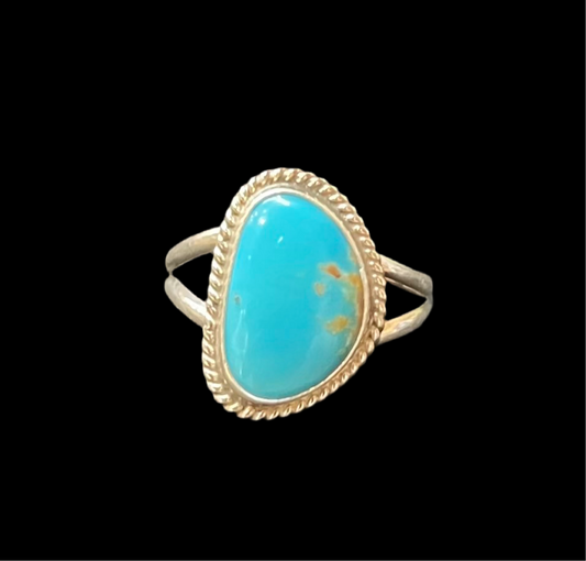 6.5 Turquoise Ring by Byron Begay, Navajo