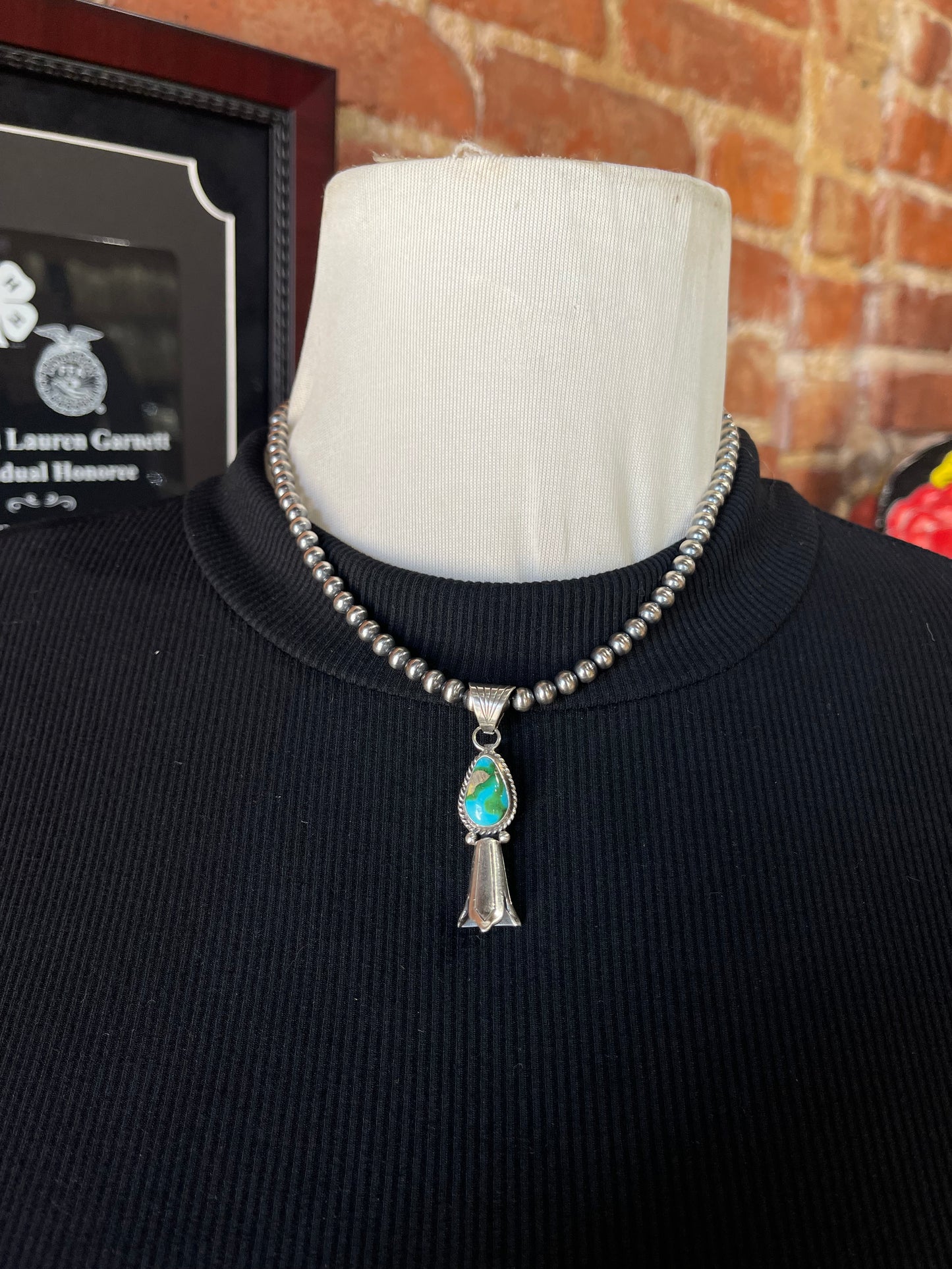 16" 5 mm, Sonoran Gold Turquoise Patrick Yellowhair