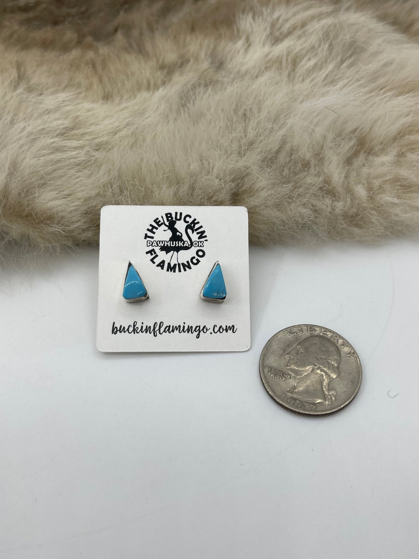 Sleeping Beauty Turquoises Triangle by Celena Rosetta, Zuni