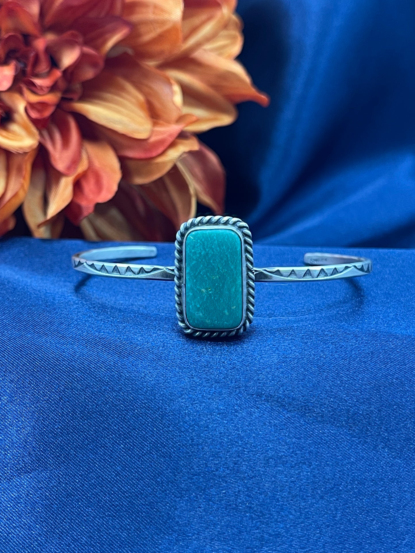 5.75" - 7.25" Kingman Turquoise Cuff