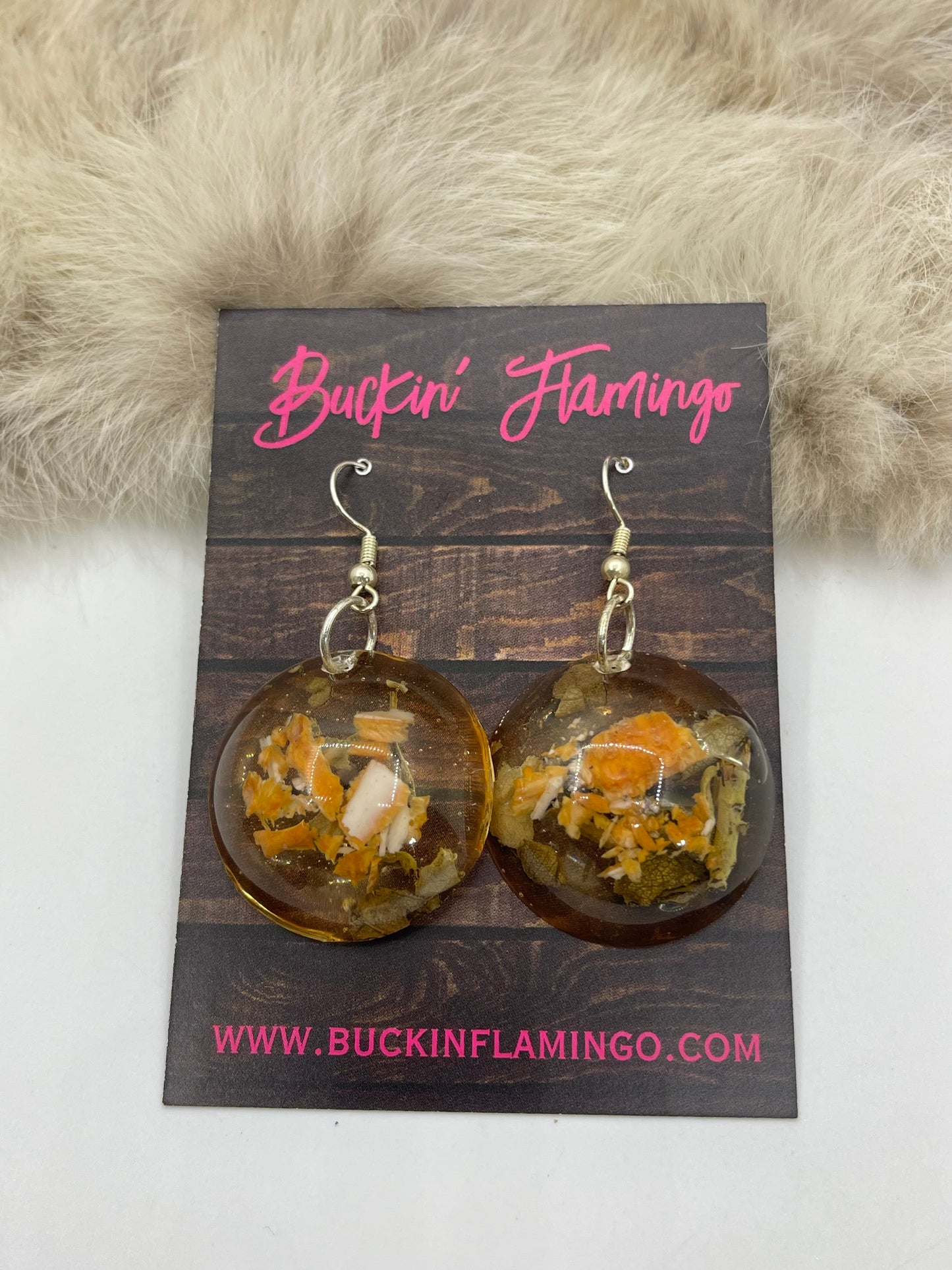 Spiny Oyster Earrings by Ren McCulley, Creek/Seminole