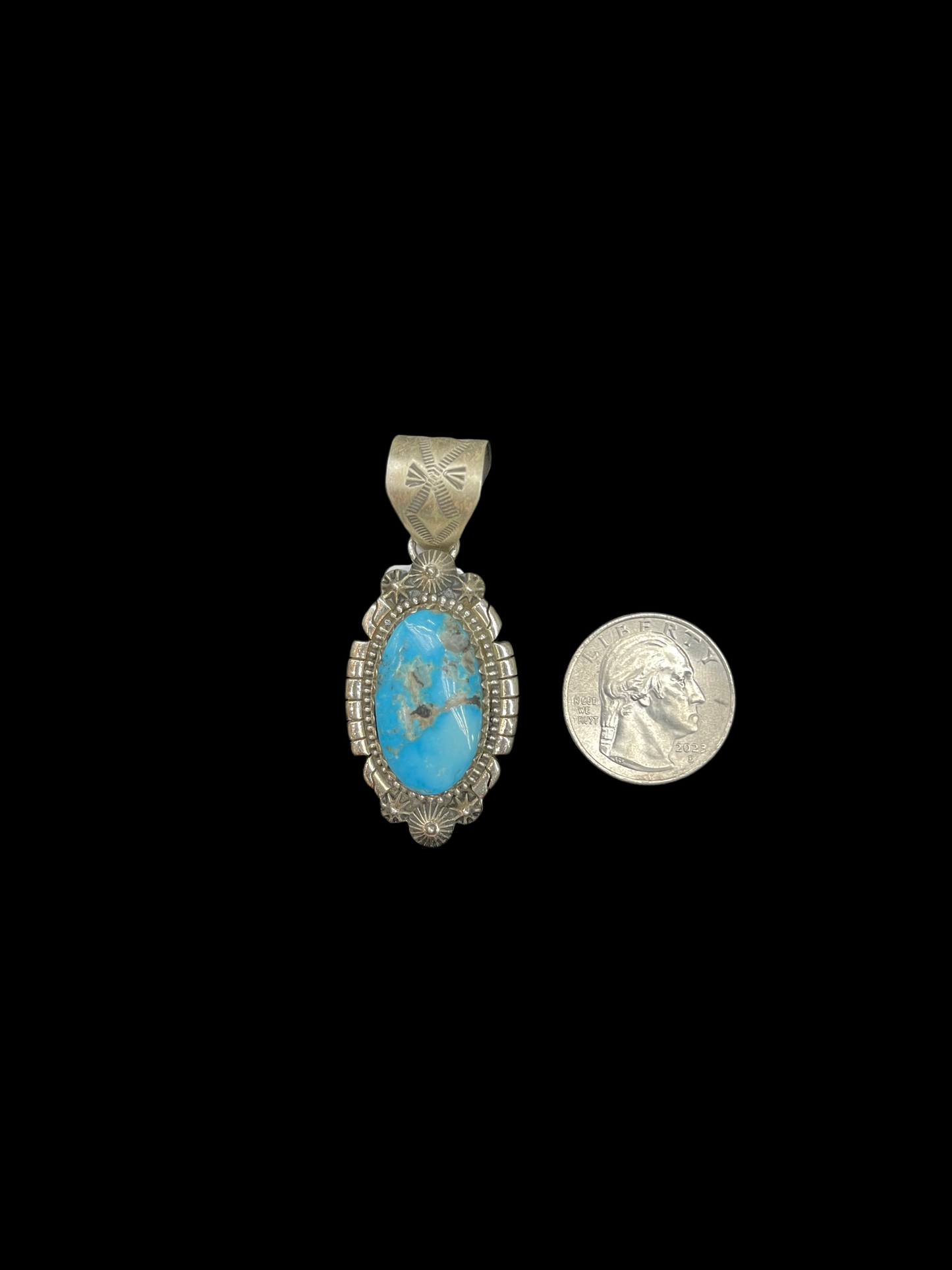 Oval Turquoise Pendant