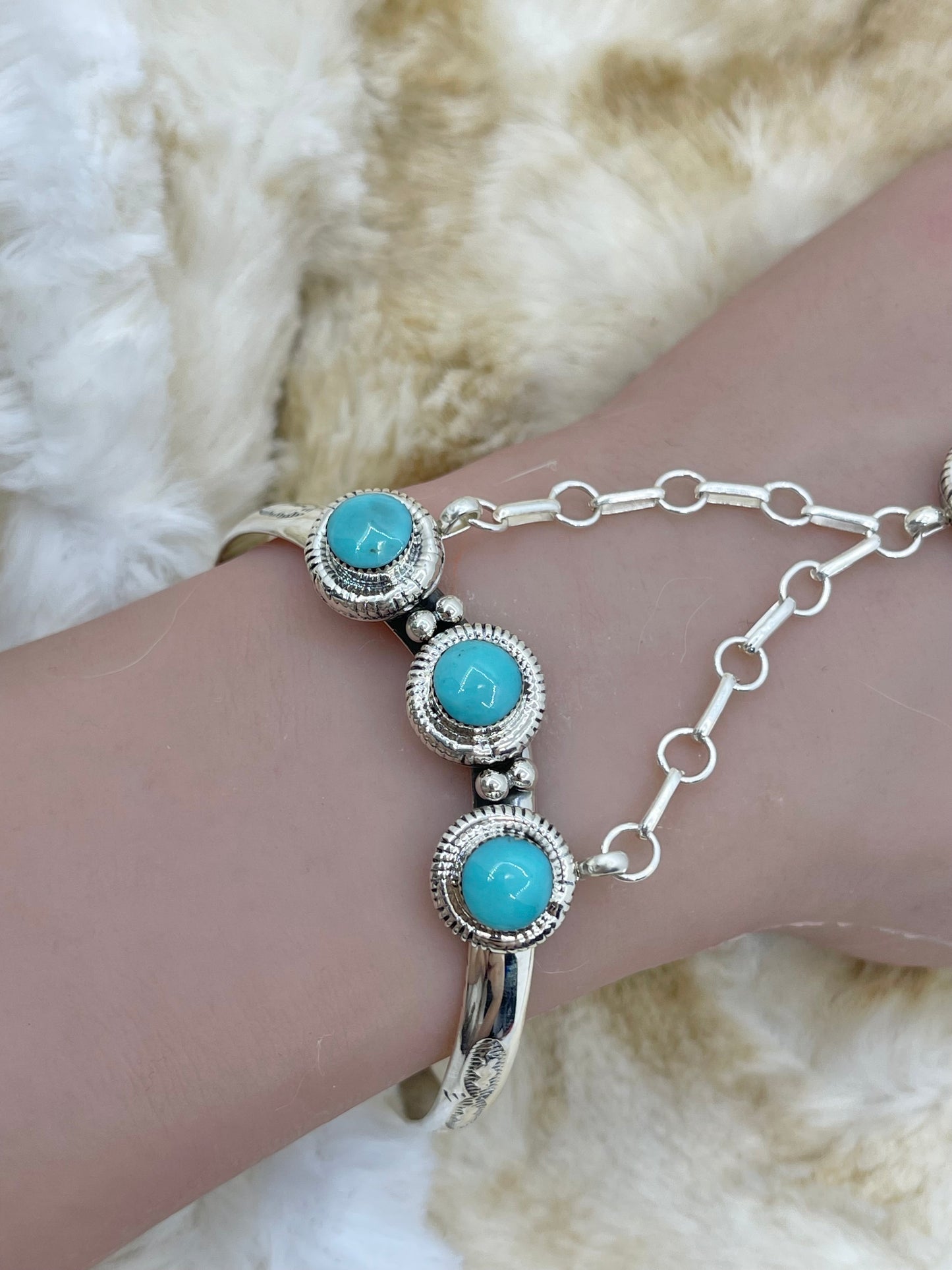 6.75" - 7.5" Princess Cuff by Brandon Belin, Navajo