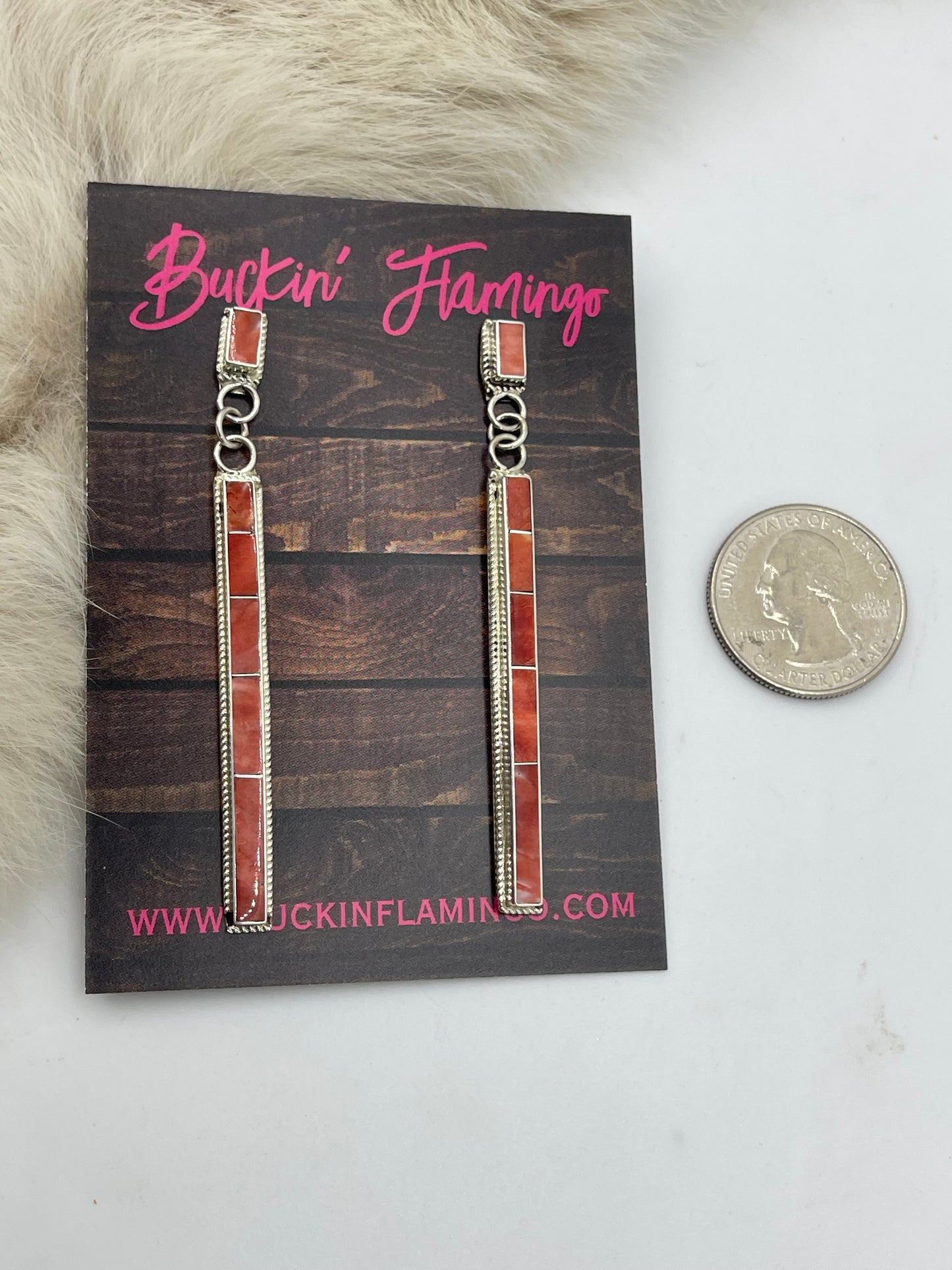 3" Red Spiny by Ricky T. Booqua, Zuni