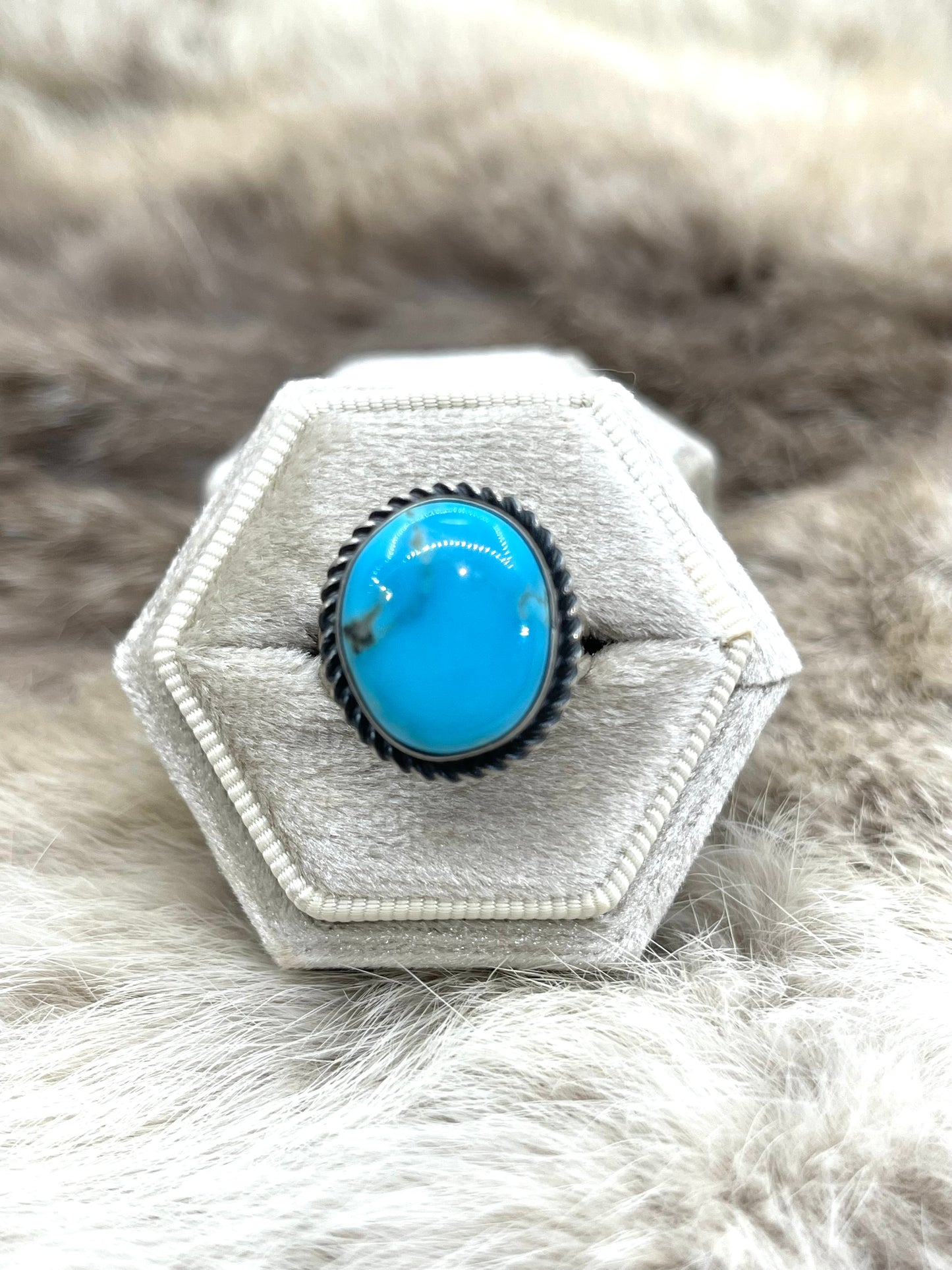6.0 Kingman Turquoise Ring