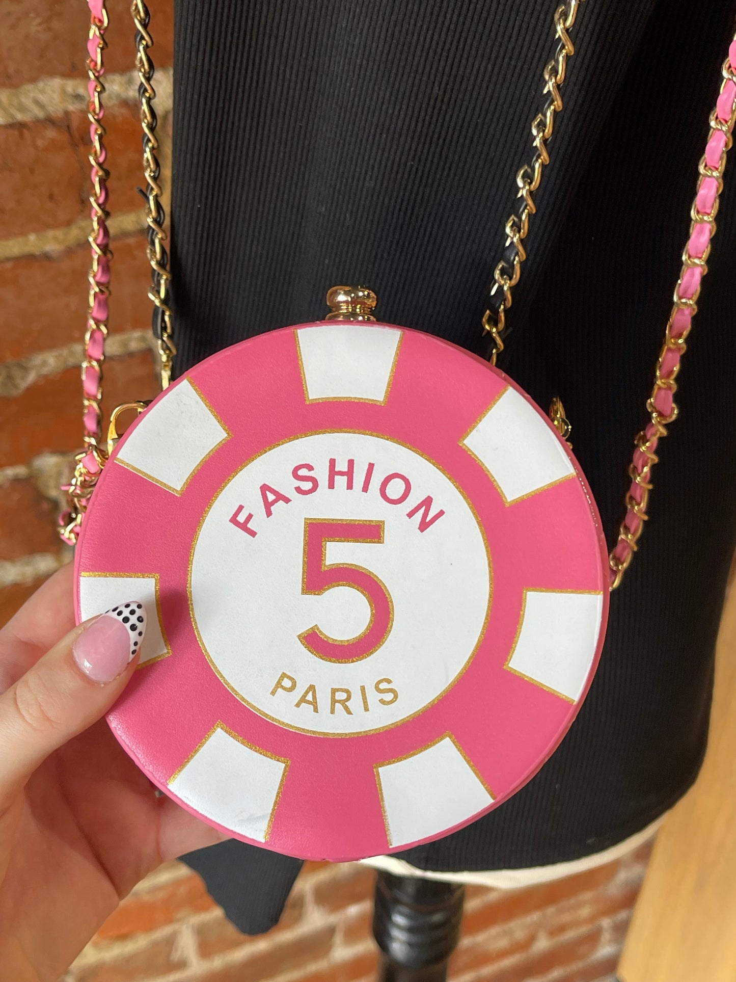 Poker Chip Inspired Purse