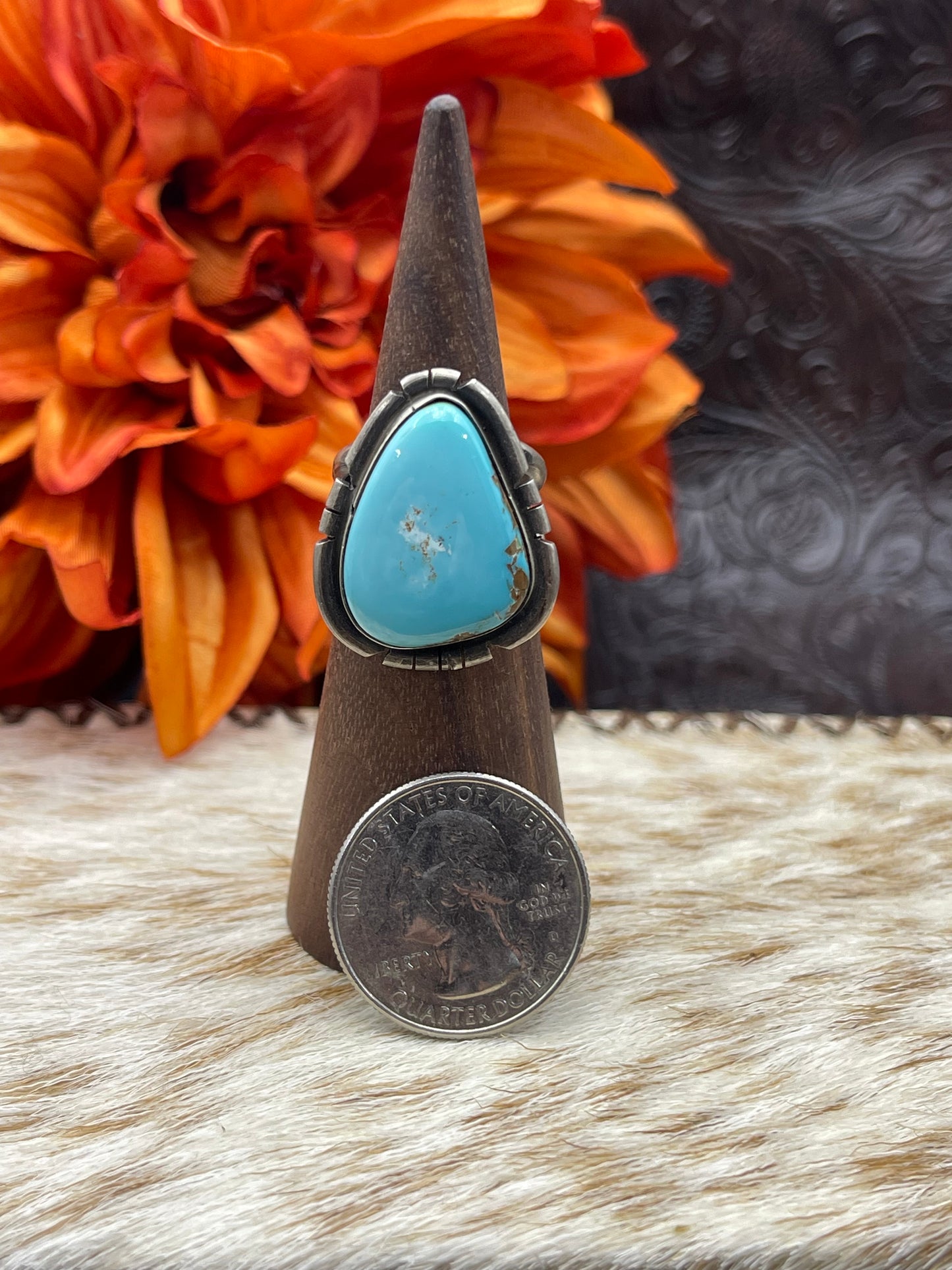 6.5 Kingman Turquoise Ring