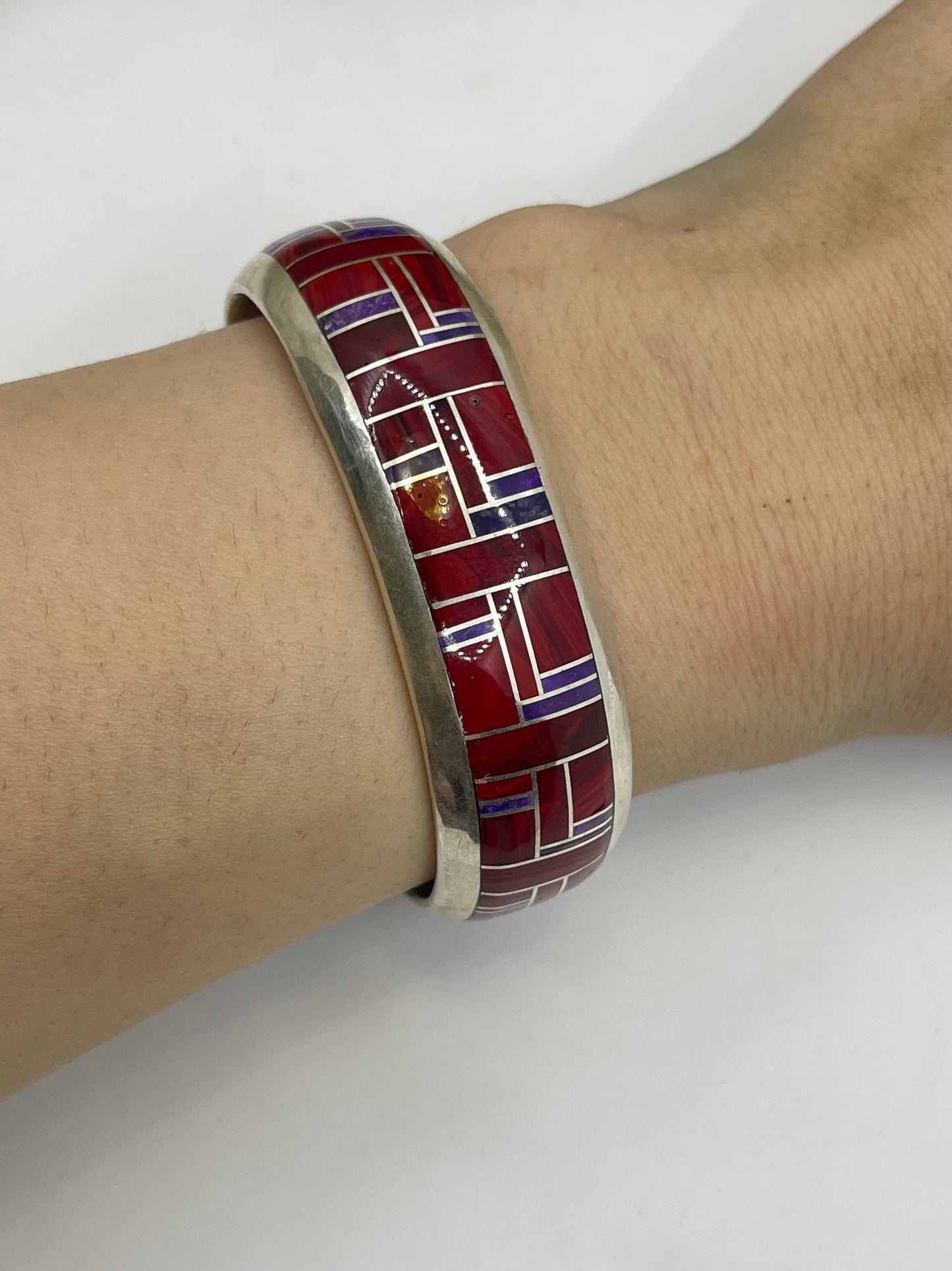 6.5” Coral & Sugilite Cuff