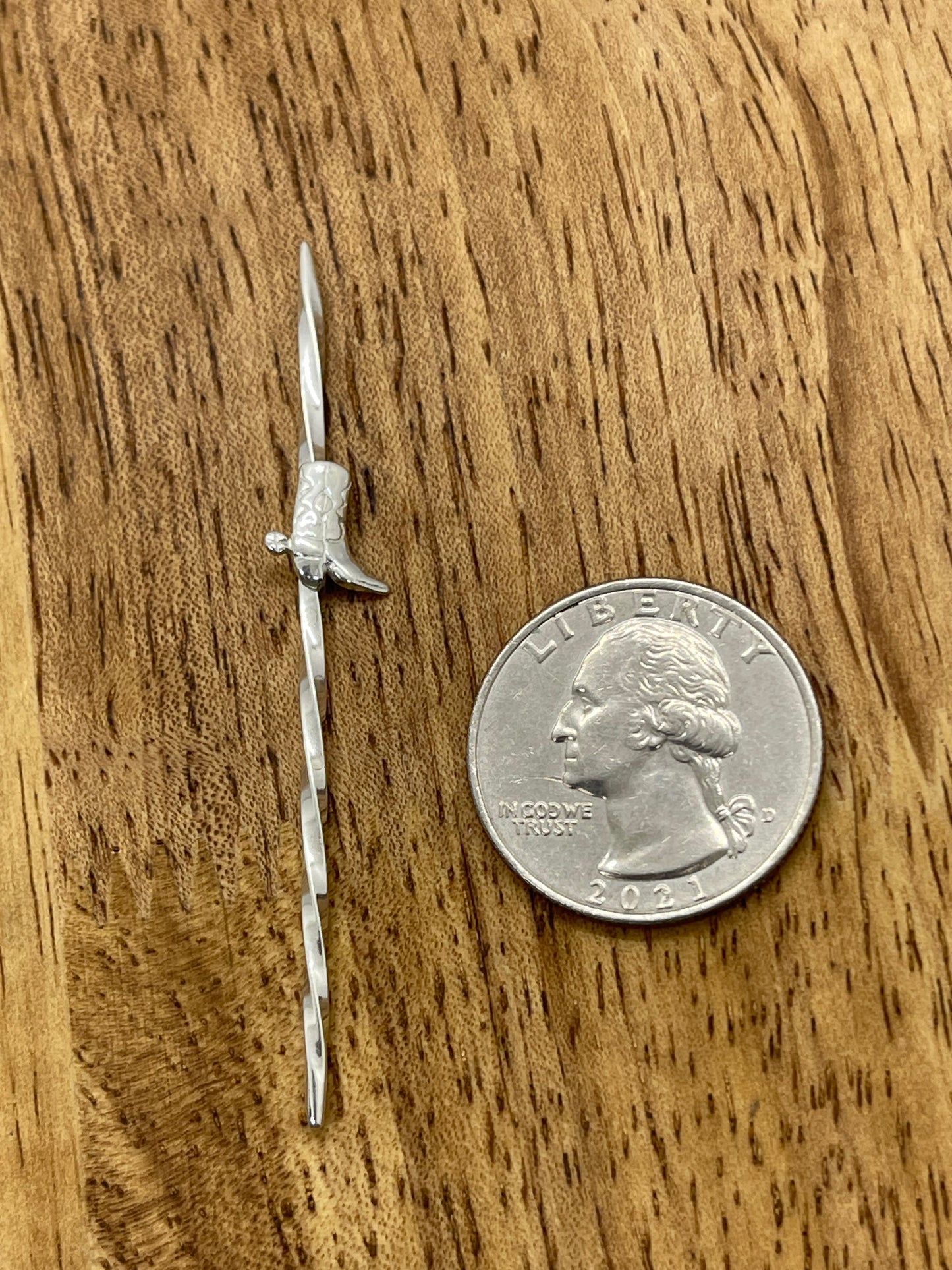 Sterling Silver Boot Toothpick, Navajo