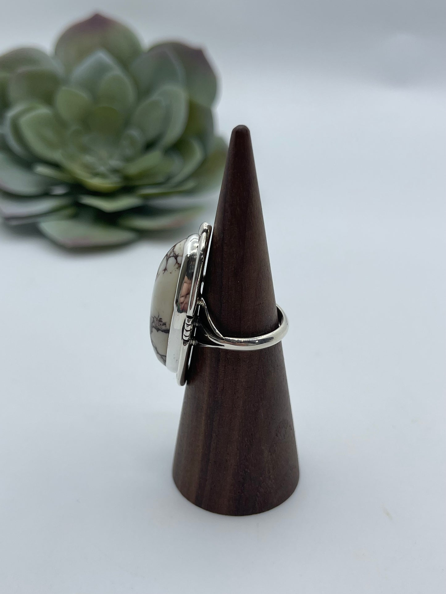 7.0 Wildhorse Turquoise Oval Ring