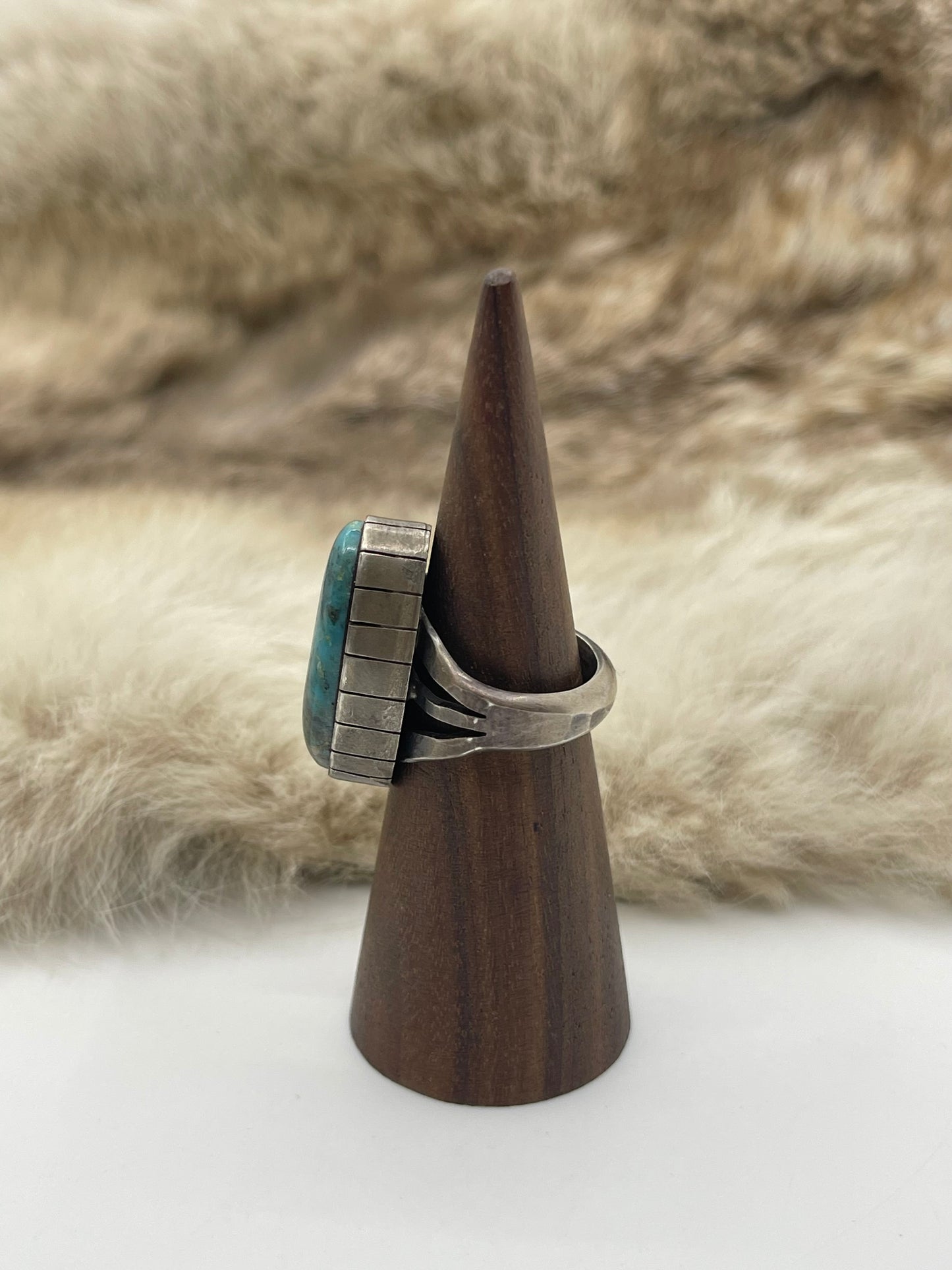 7.5 Kingman Ring by Marie House, Navajo