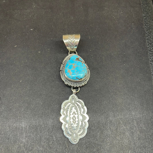 Egyptian Turquoise Dangle Pendant