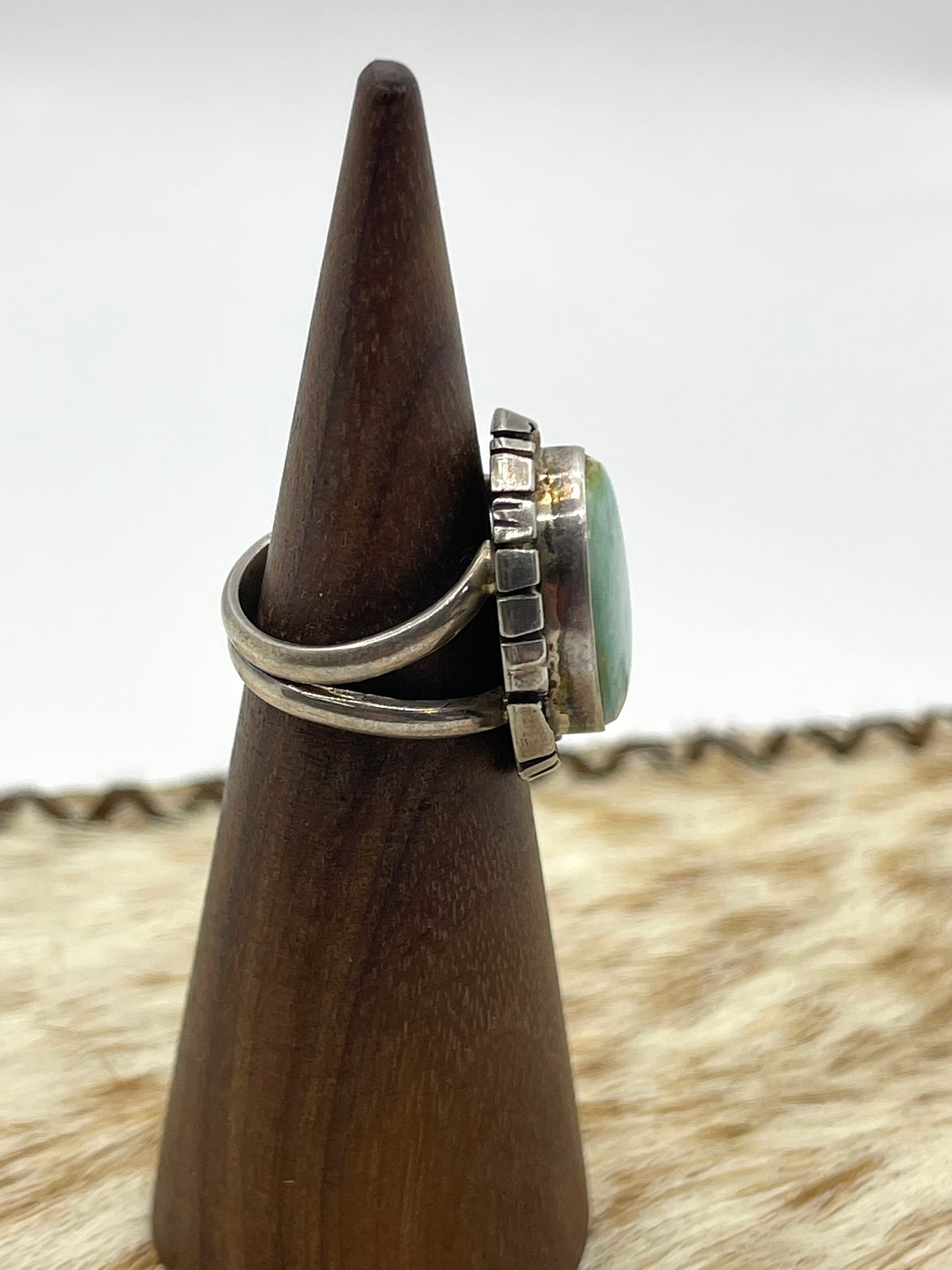 4.5 Oval Turquoise Ring
