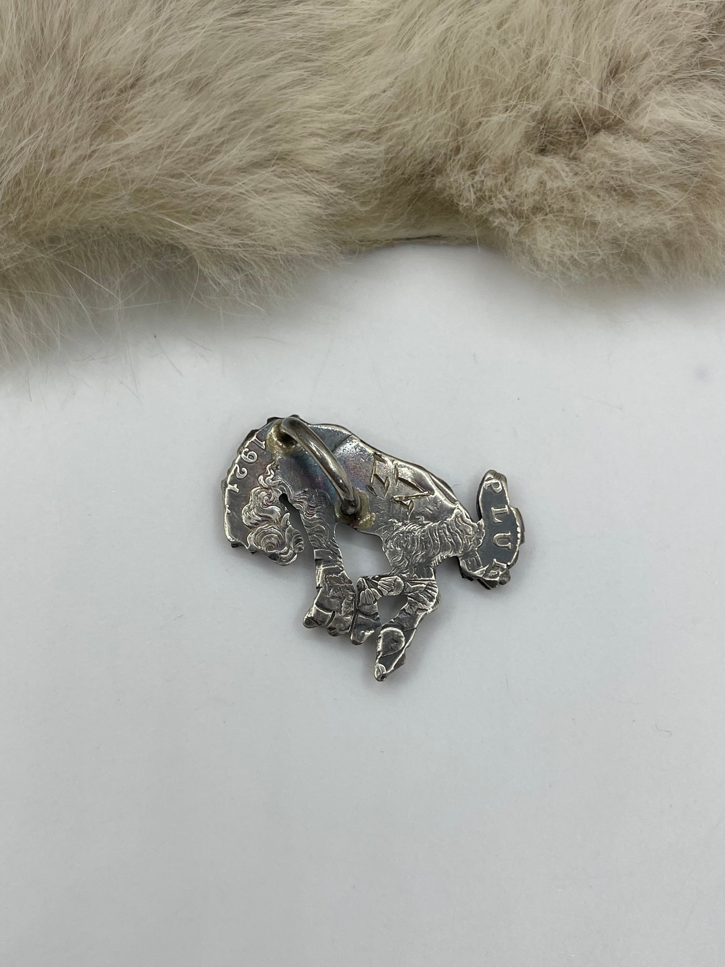 14k Gold Filled Mane & Tail “In God We Trust Bronce” Pendant by Bad Bronc