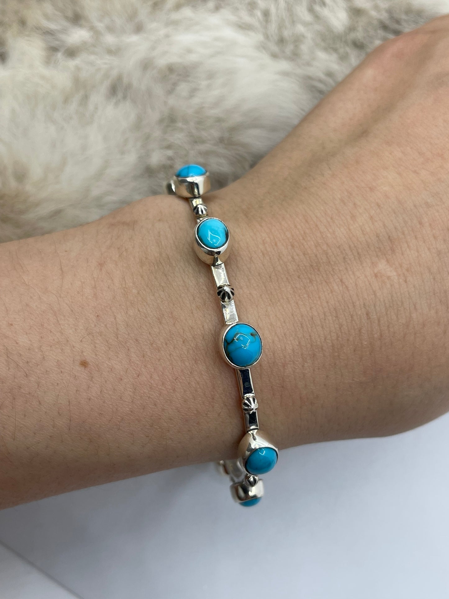 Sleeping Beauty Turquoise 8.25” Bangle
