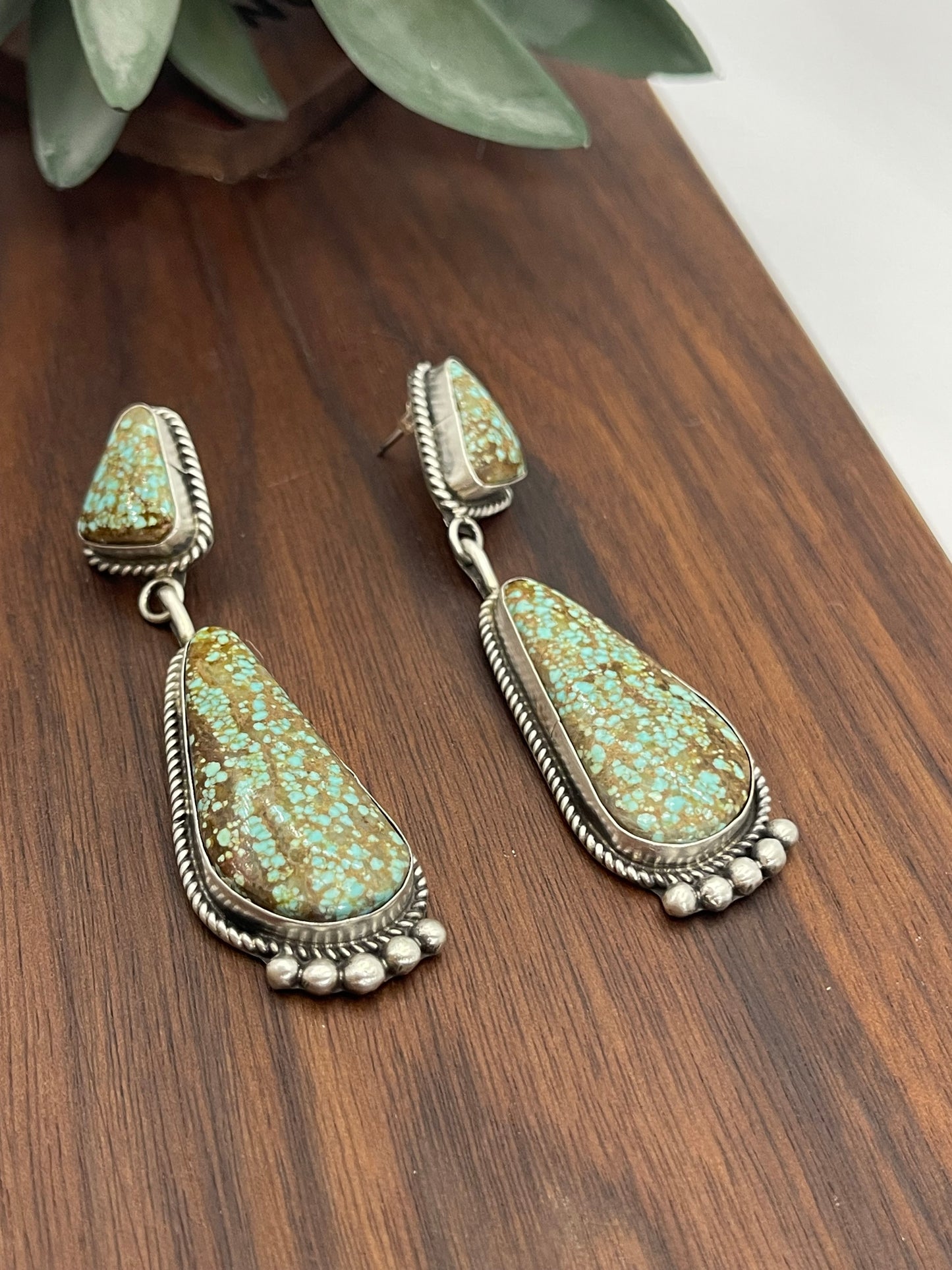 #8 Turquoise Dangle Earrings
