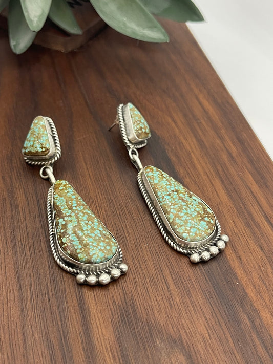 #8 Turquoise Dangle Earrings