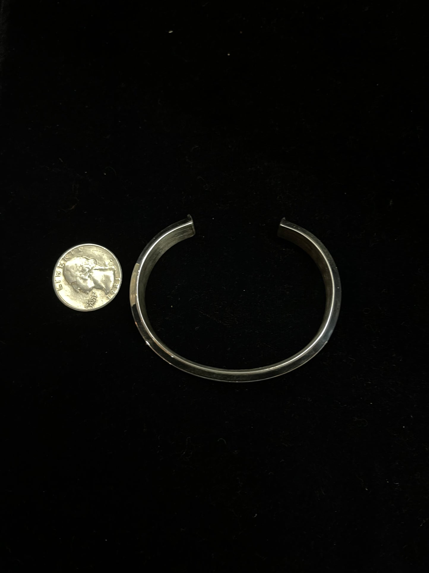 6 3/4" Sterling Silver 3 Row Cuff by Tom Hawk, Navajo