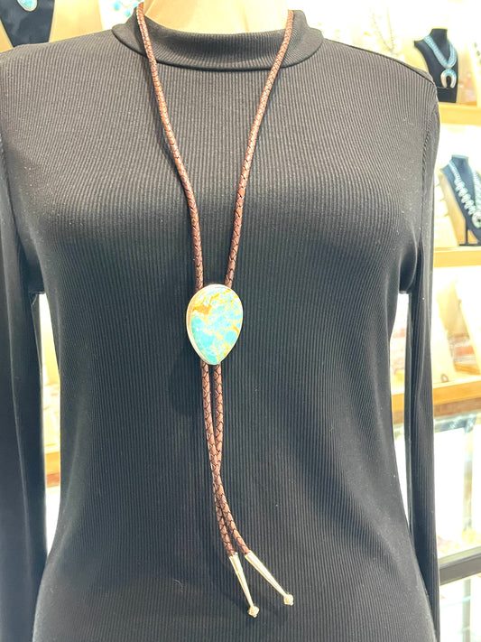 #8 Turquoise Bolo Tie