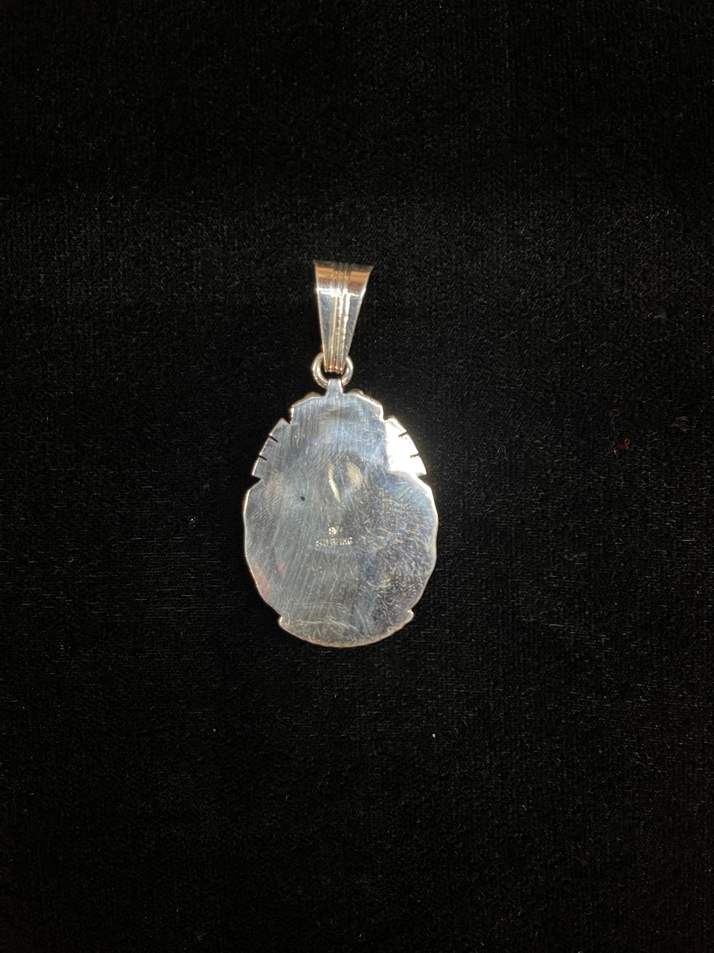 Palomino Turquoise Pendant by Daniel Benally, Navajo