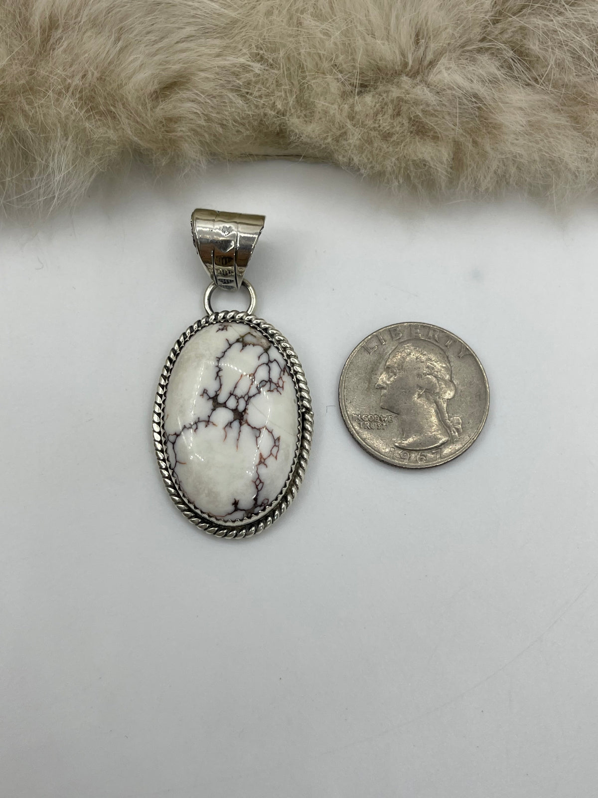 8.3 mm Bail Wild Horse Pendant by RunningBear