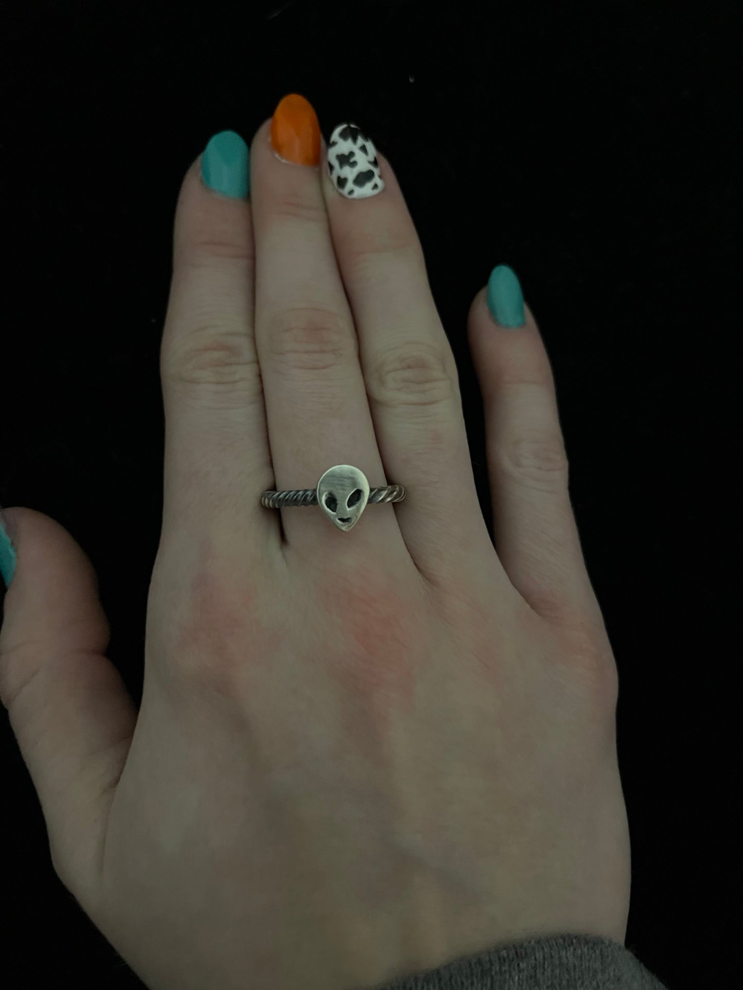 6.0 Alien Ring by David Lopez, Navajo