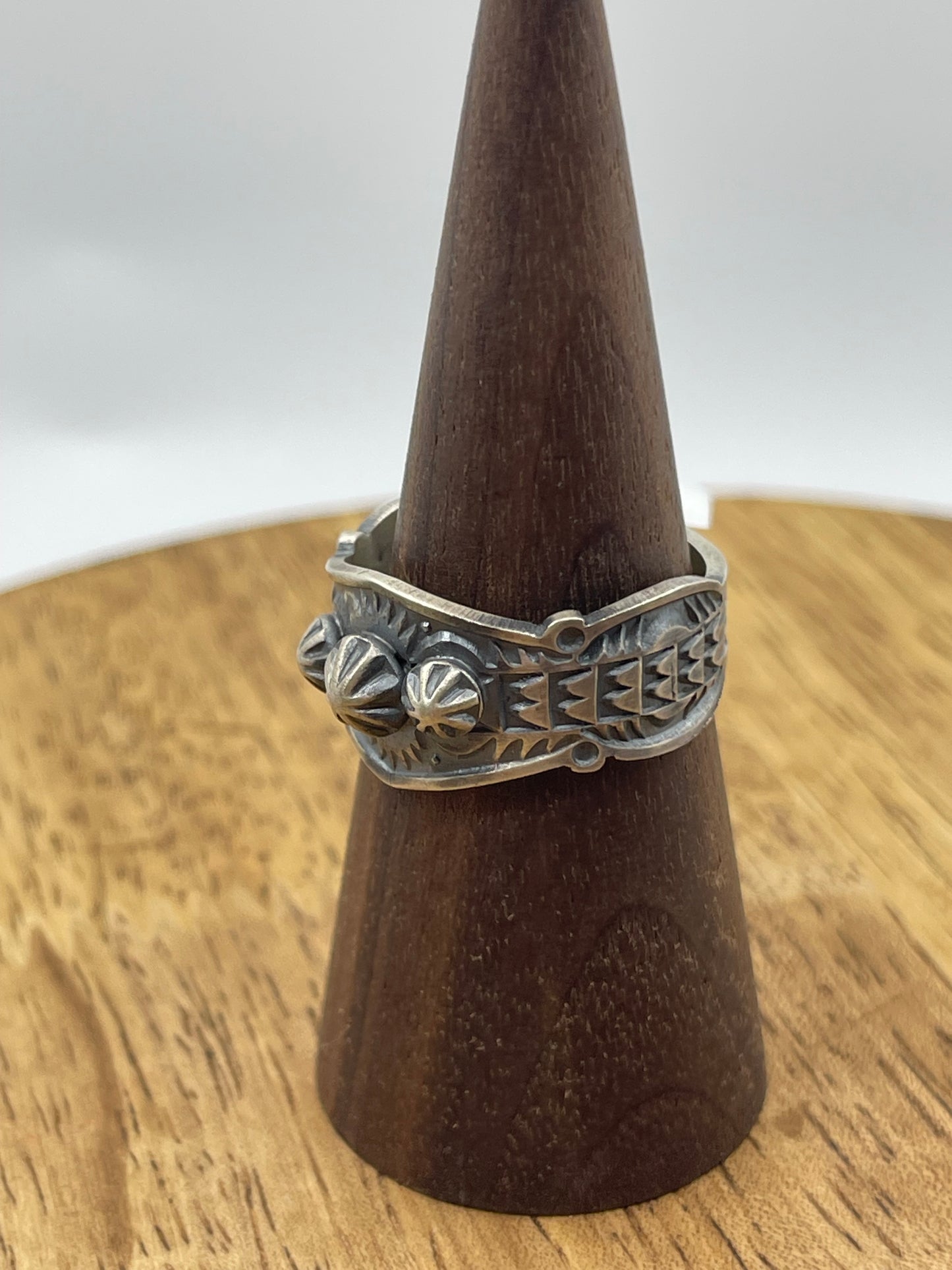 11.0 Sterling Silver Ring by Benny Ramone, Navajo