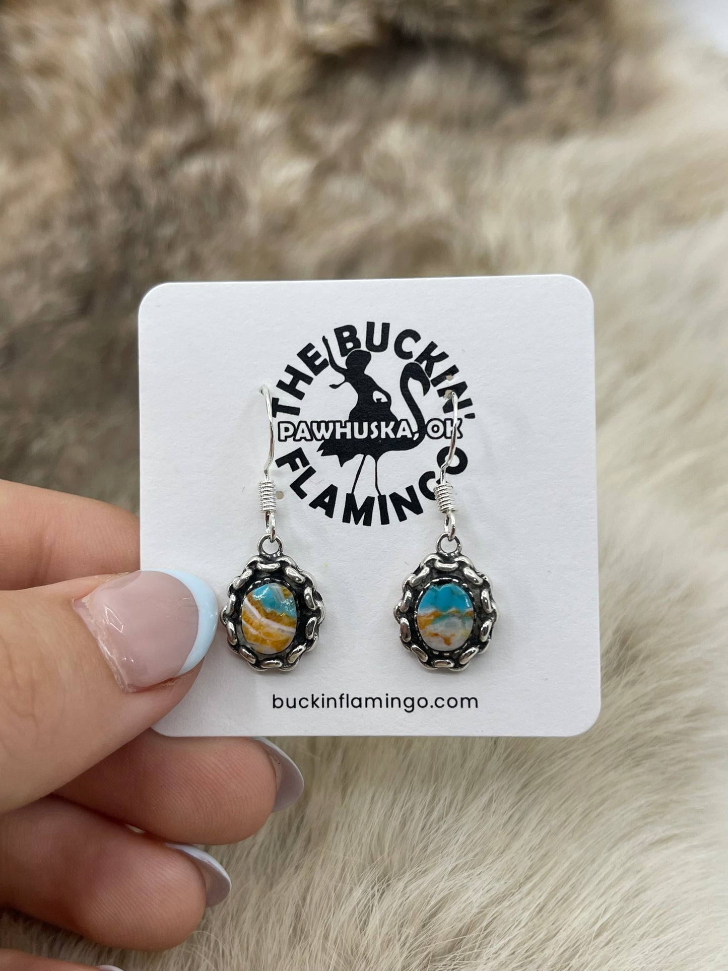 Orange Crush Dangle Earrings